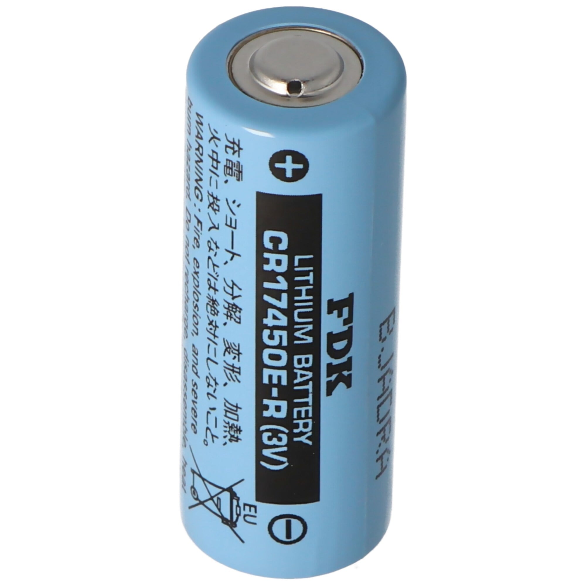 Lehim etiketi olmadan Sanyo lityum pil CR17450E-R Boyut A Standart