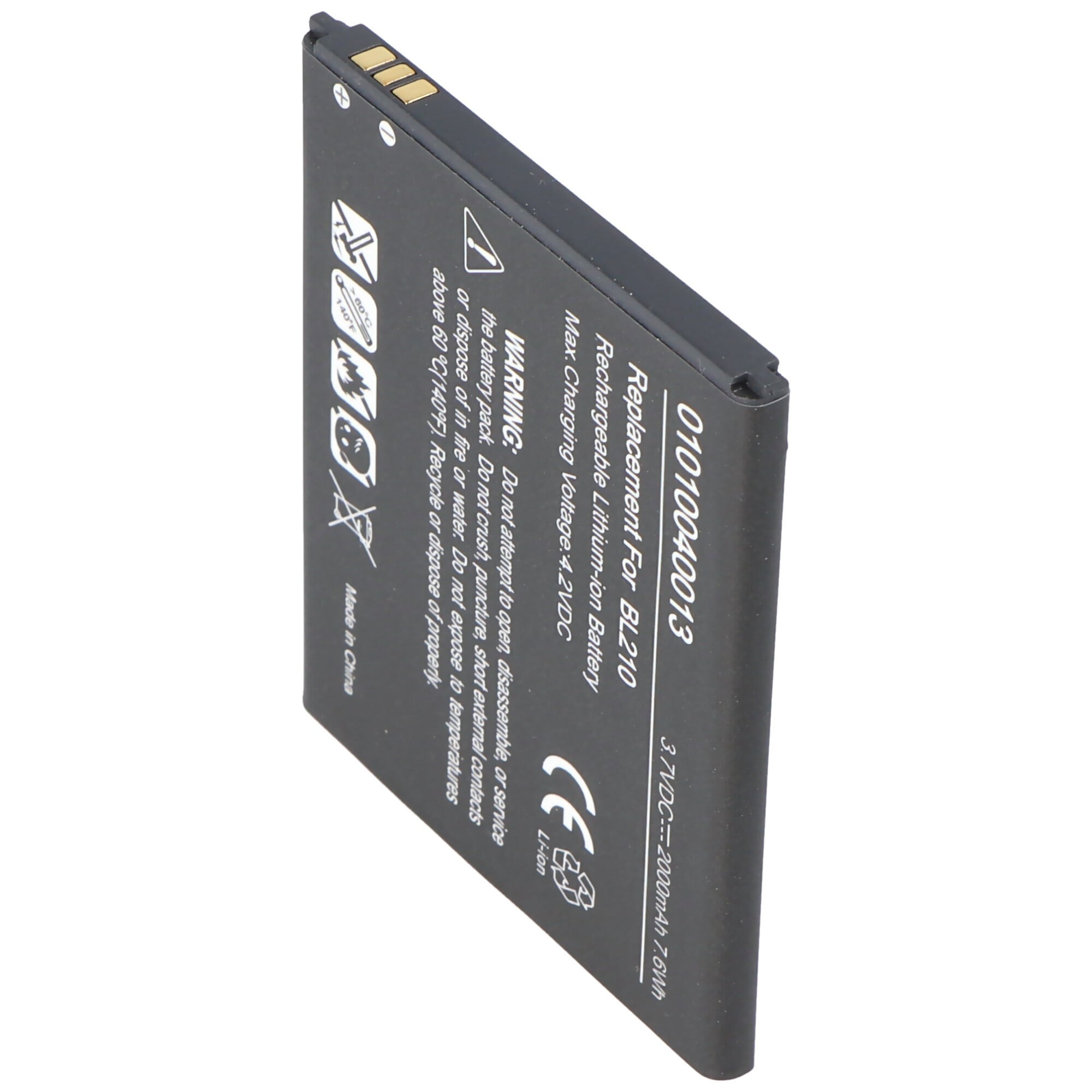 Lenovo BL210, Li-ion, 3.7V, 2000mAh, 7.6Wh için uygun pil