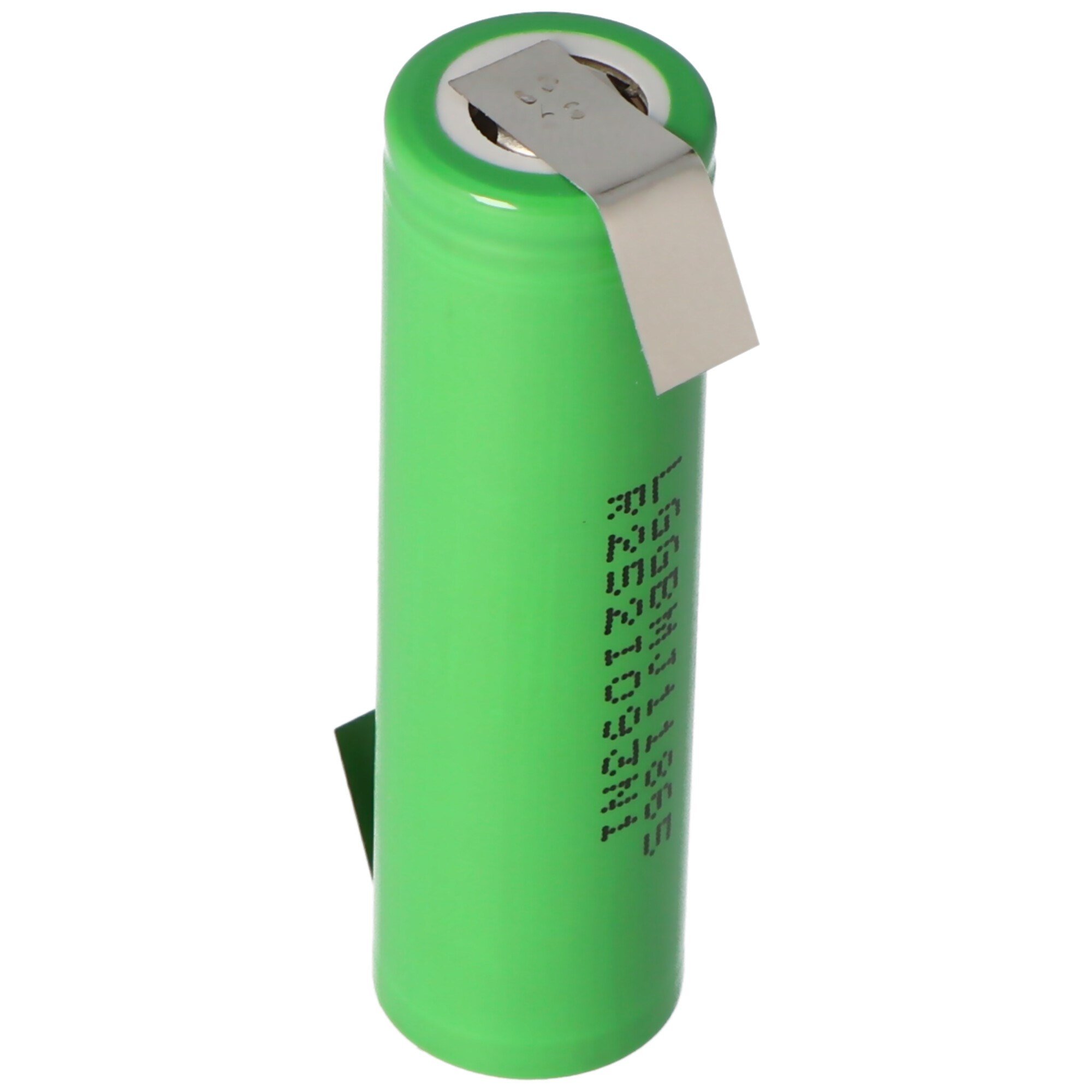 LG INR18650MJ1 - 3500mAh 3.6V - 3.7V, 10A Li-ion pil + lehim etiketi Z