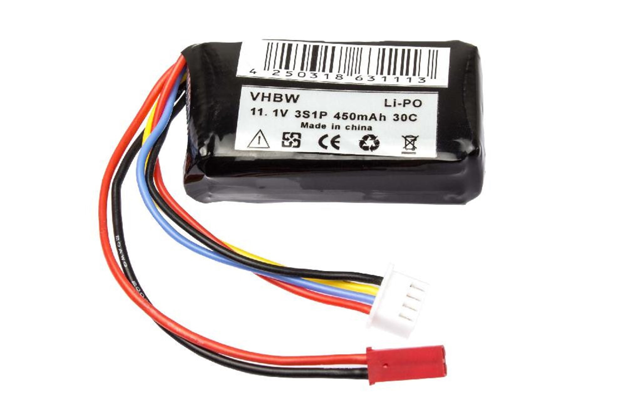 Li-polimer pil - 450mAh (11.1V) - model yapımı için