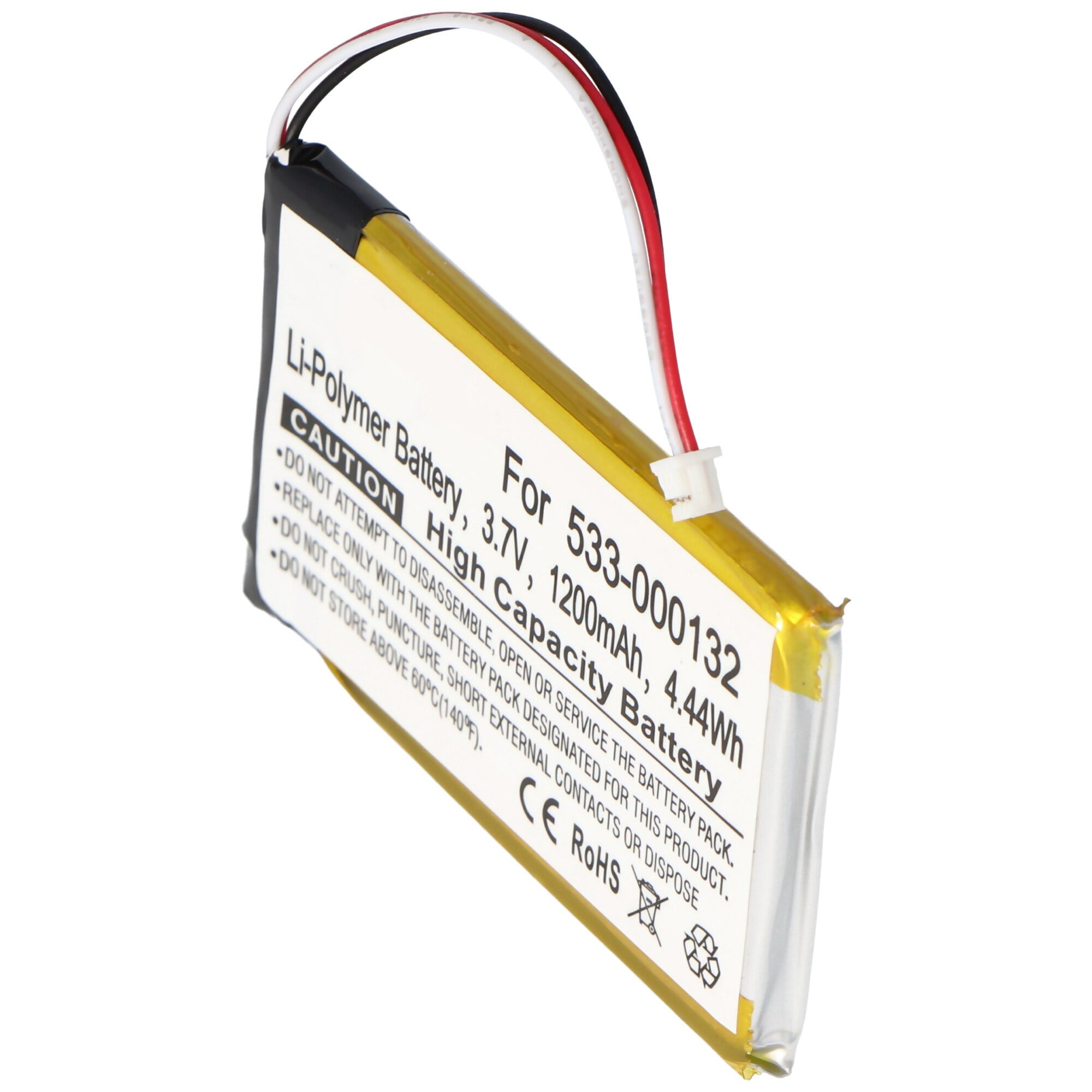 Logitech G533, G933, Li-Polimer, 3.7V, 1200mAh, 4.4Wh için uygun pil