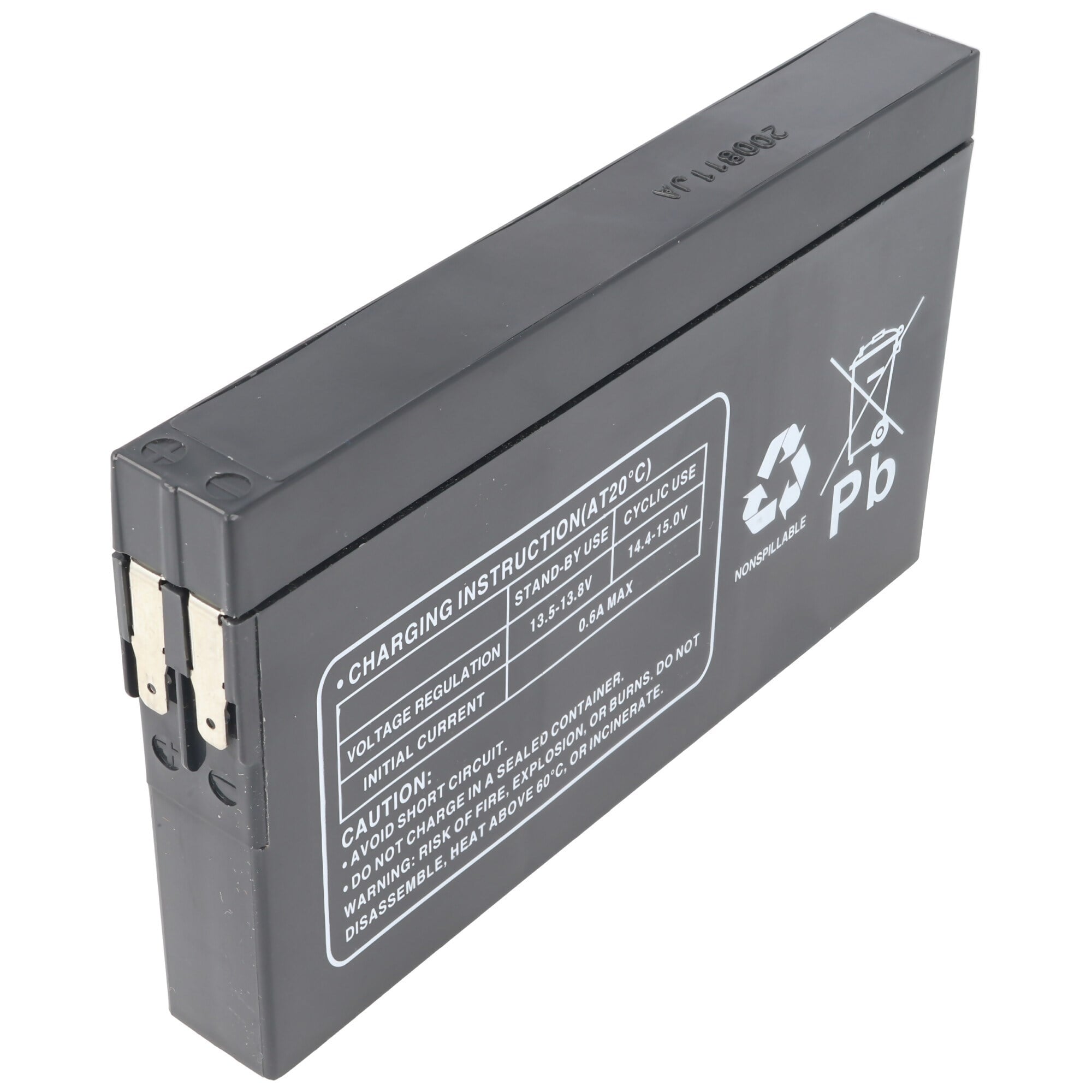 MP2-12SL Çok güç kurşun pil 12 Volt 2Ah Yuasa NP2-12 pil için de uygundur