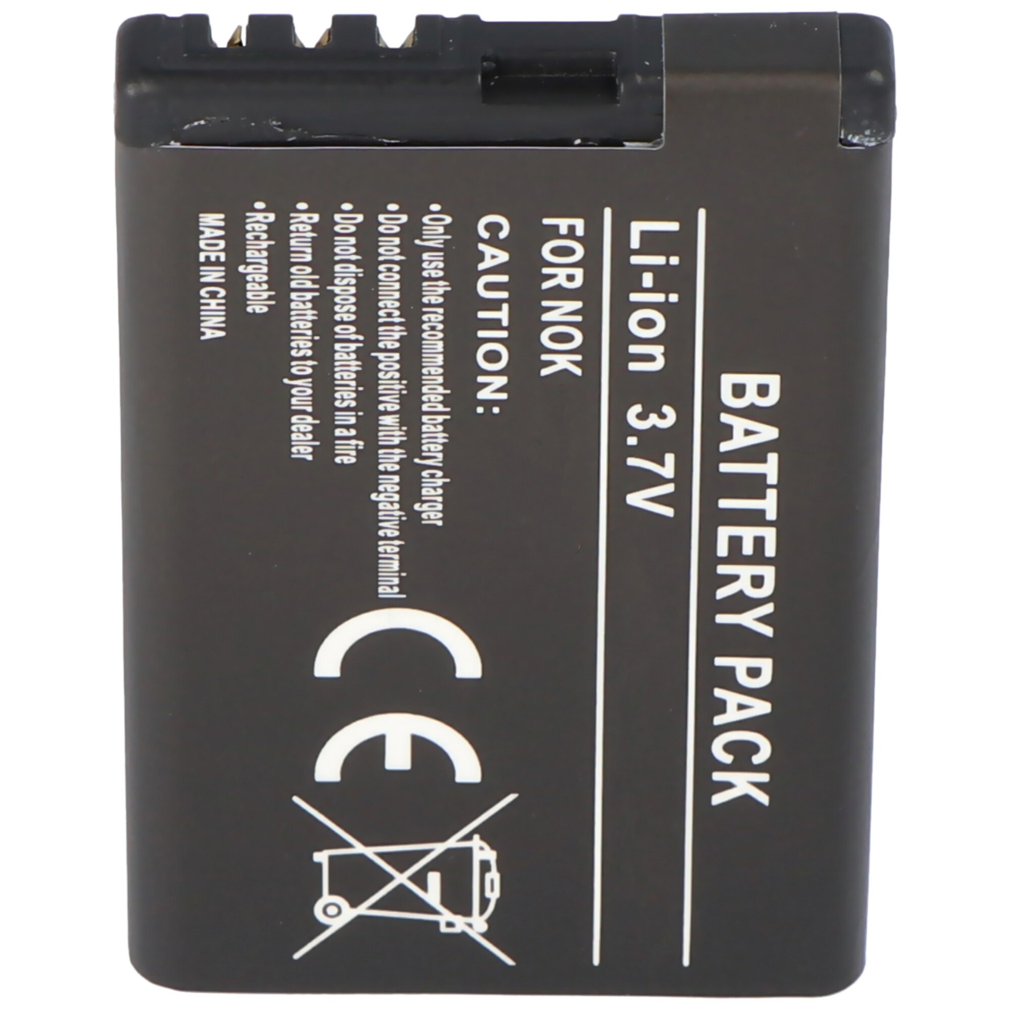 Nokia 3720 classic batarya BL-5CT için uygun AccuCell batarya