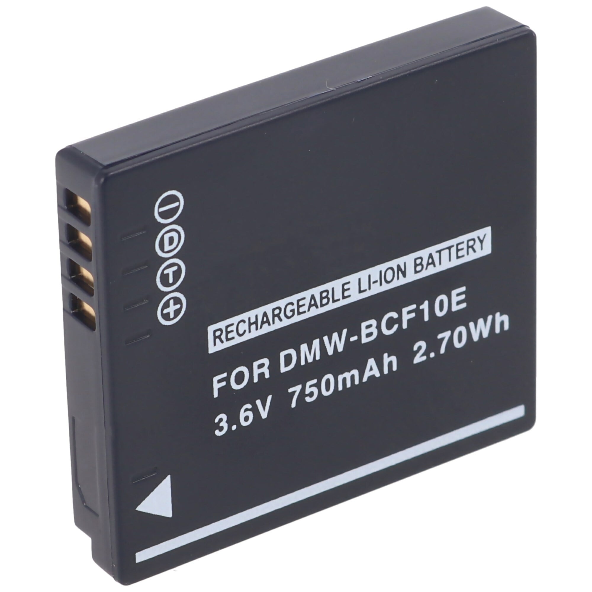 Panasonic DMW-BCF10, DMW-BCF10E, BCF-10, CGA-S / 106C ,, CGA-S106C pil Li-ion için uygun pil