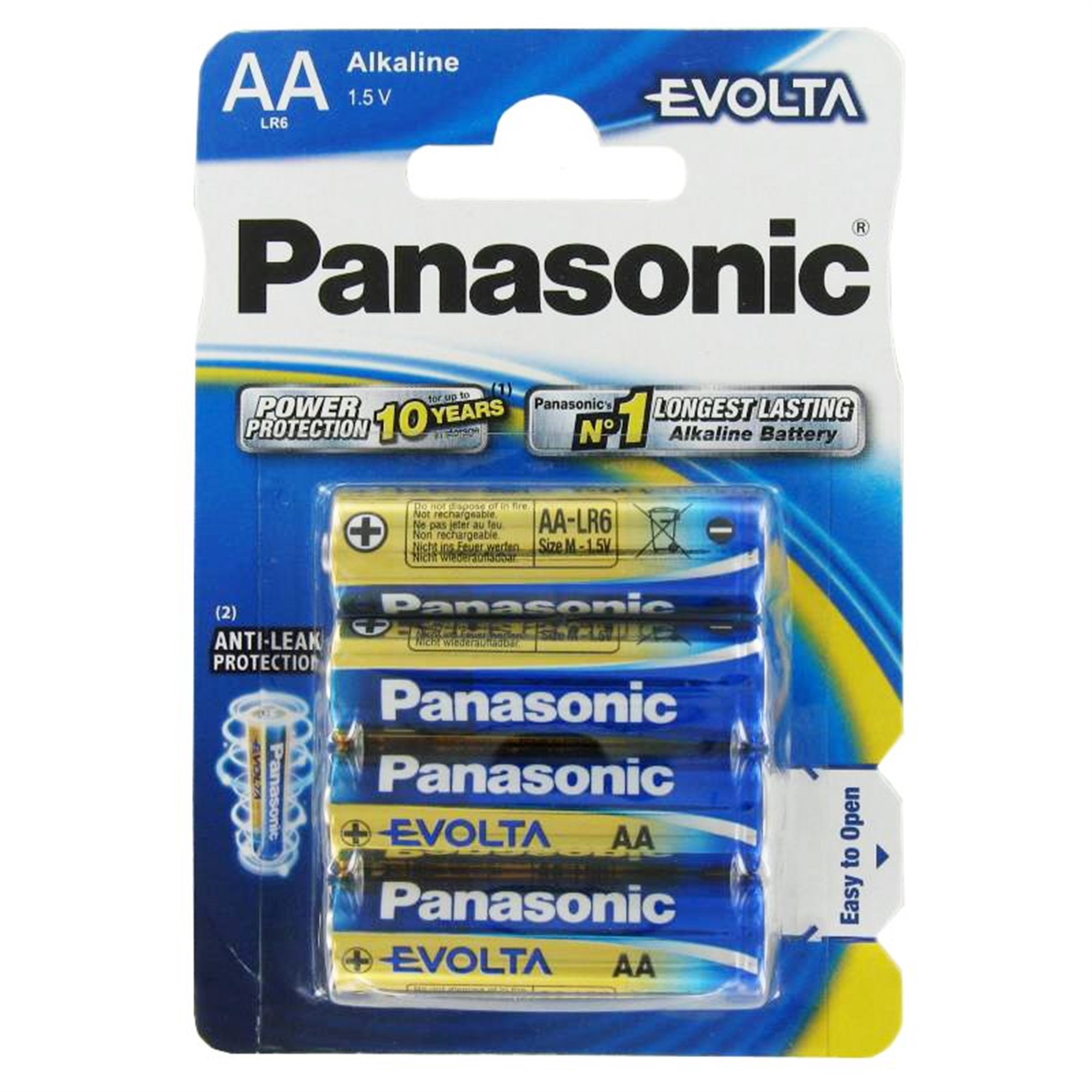 Panasonic EVOLTA pil yeni alkalin piller Mignon / AA
