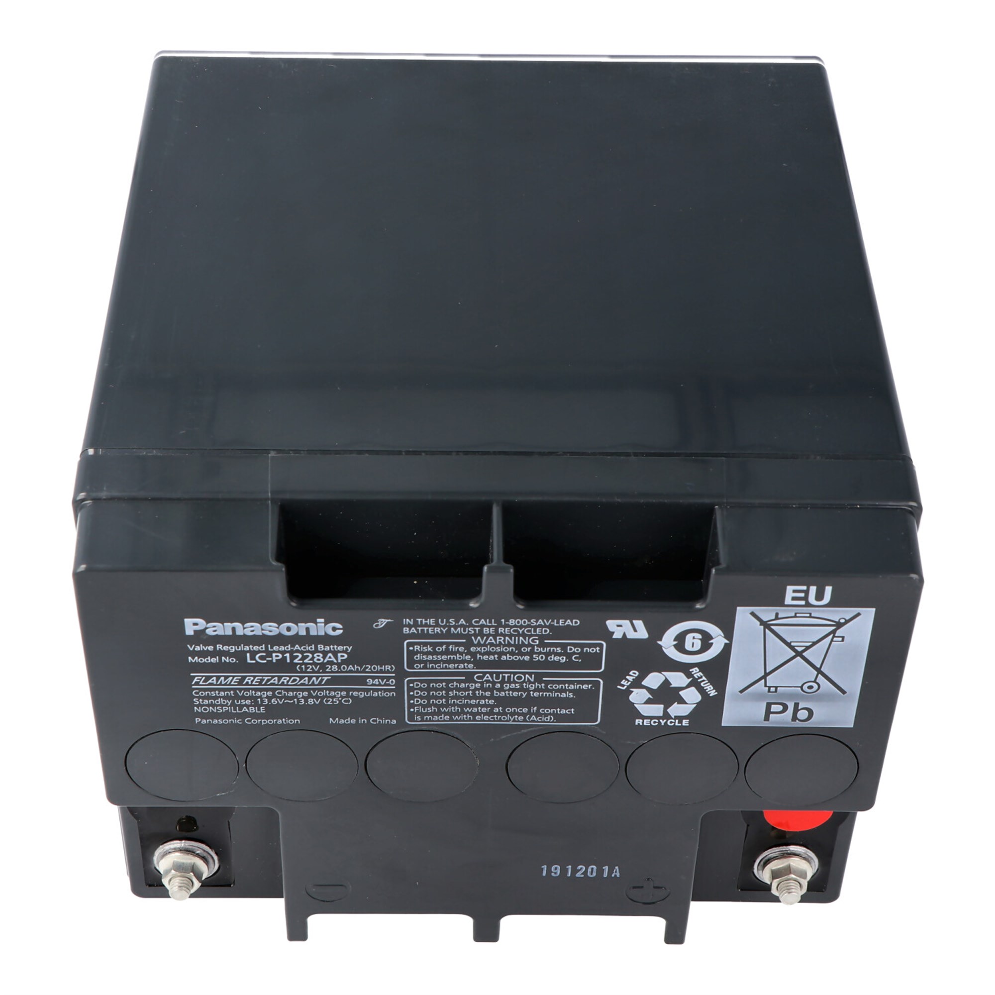Panasonic LC-P1228AP 12 volt 28Ah M5 temas X1228, önceden
