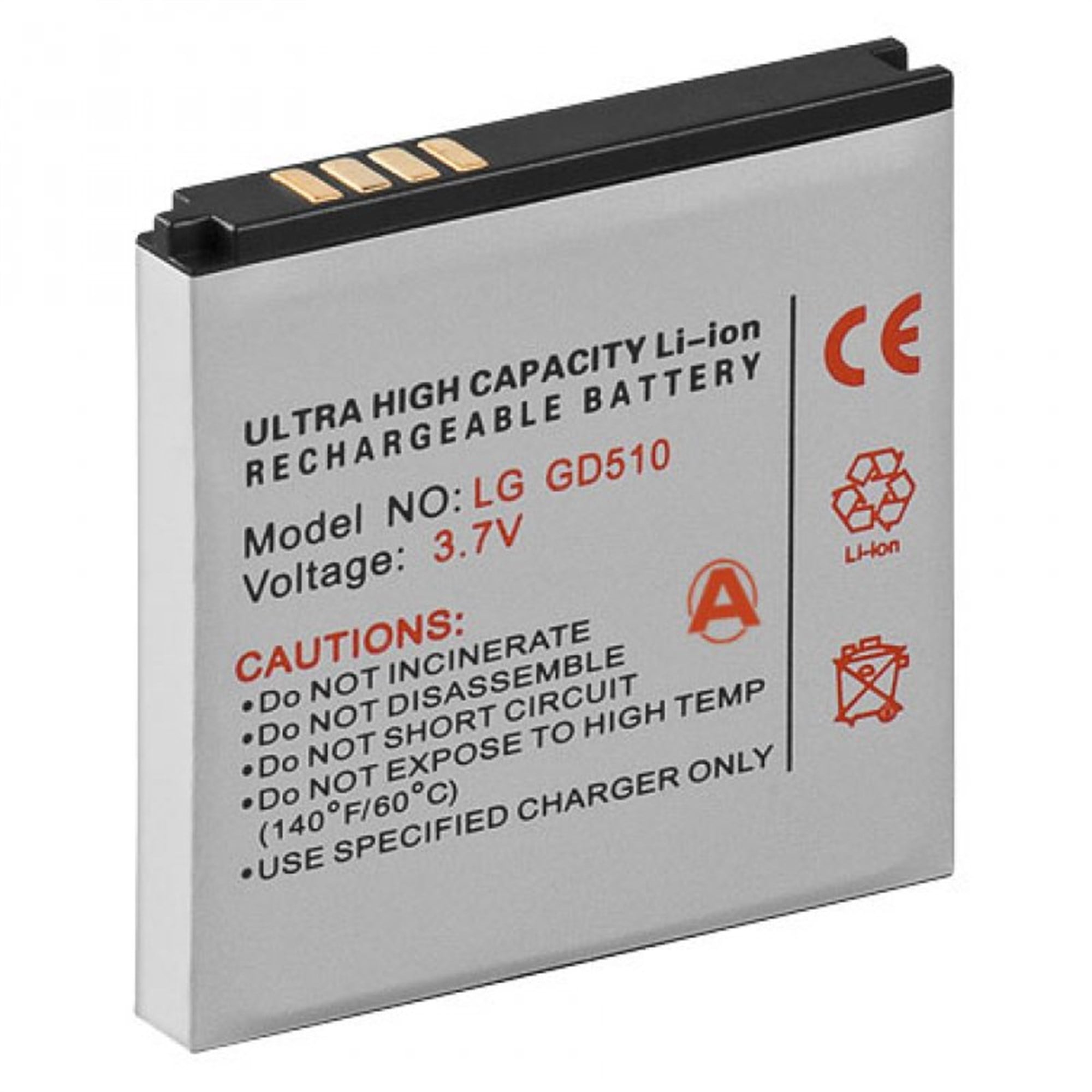 Pil LG GD510 Pop, GD880 Mini, LGIP-550N SBPL0100001 için uygun