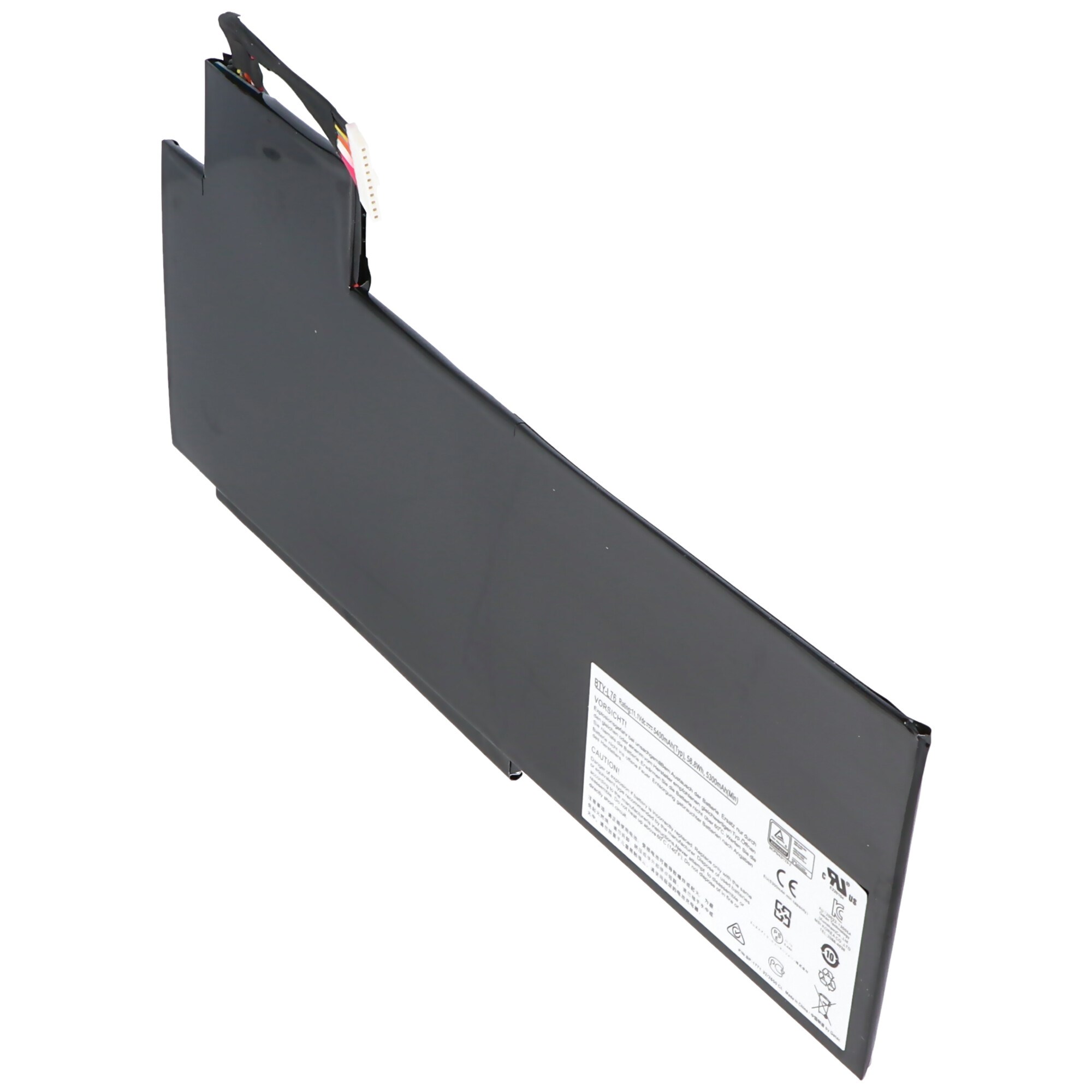 Pil, Medion BTY-L76, Li-Polimer, 11.1V, 5400mAh, 58.8Wh, yerleşik, aletsiz