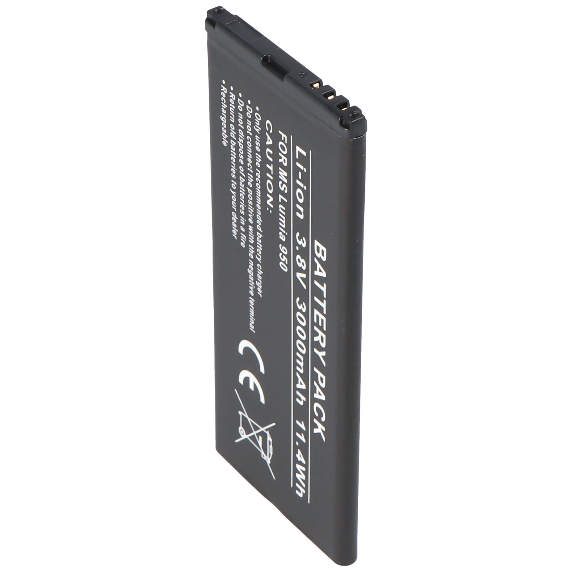 Pil, Microsoft Lumia 950, Lumia 950DS pil BV-T5E yeni 2150mAh maks. 8,2Wh