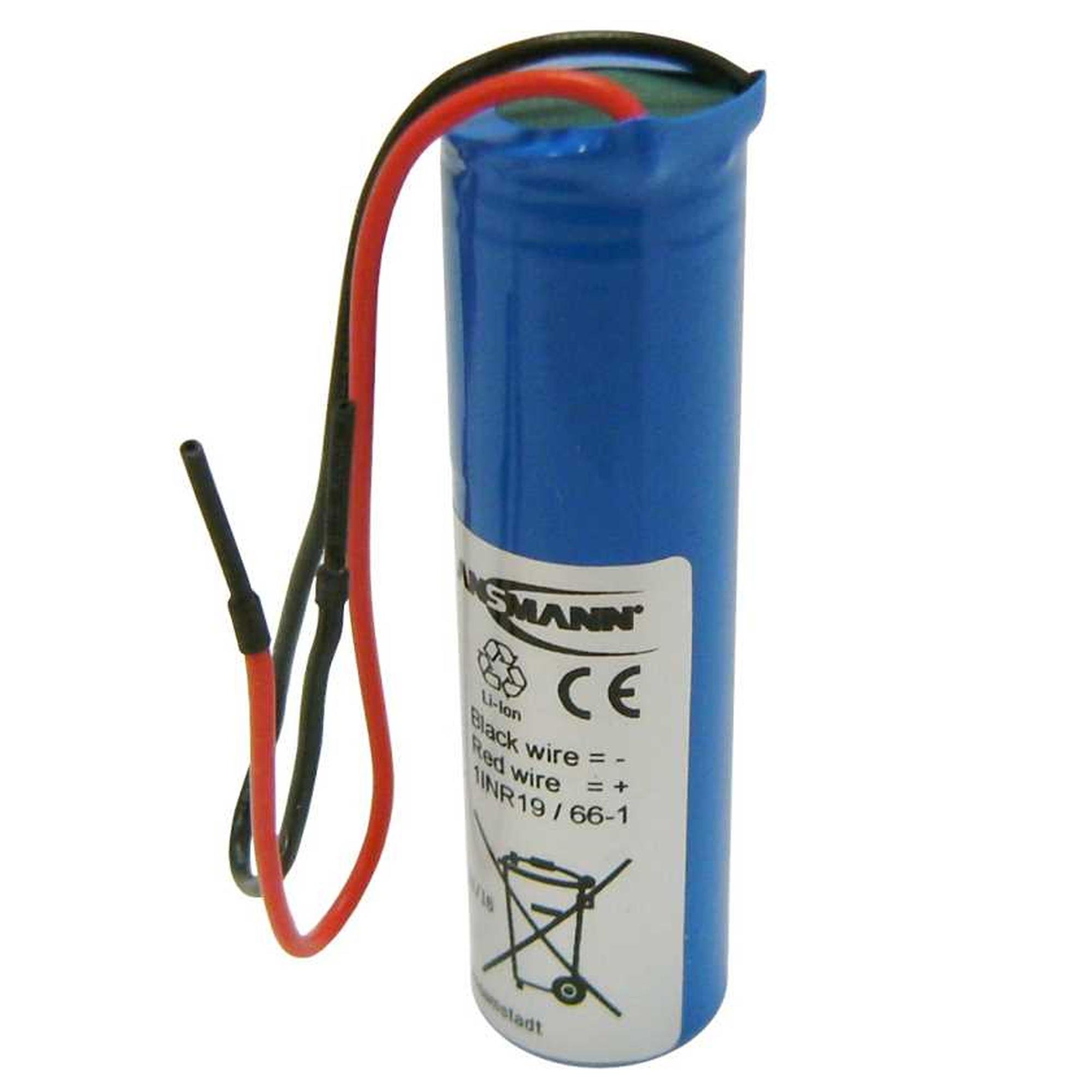 Pil paketi Li-ion 3,7V 2600mAh 1S1P, 10cm kablolu, 1INR19 / 66-1, 2347-3008-06
