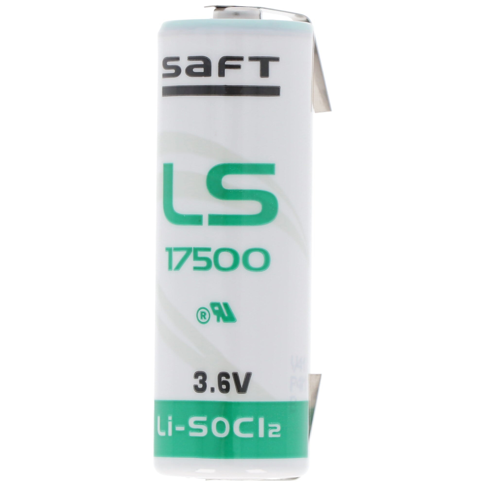 SAFT LS17500 lityum pil, boyut A, lehim halkası U şeklinde