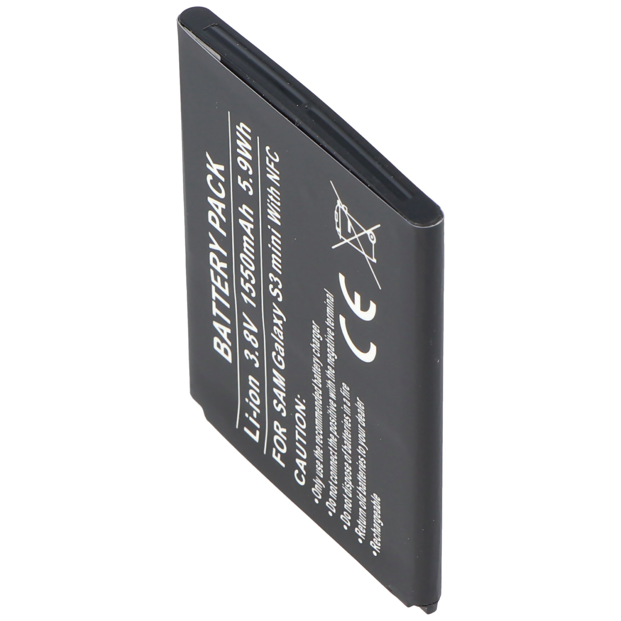 Samsung cep telefonu için uygun pil Galaxy S III Mini, GT-I8190, NFC ile EB-L1M7FLU