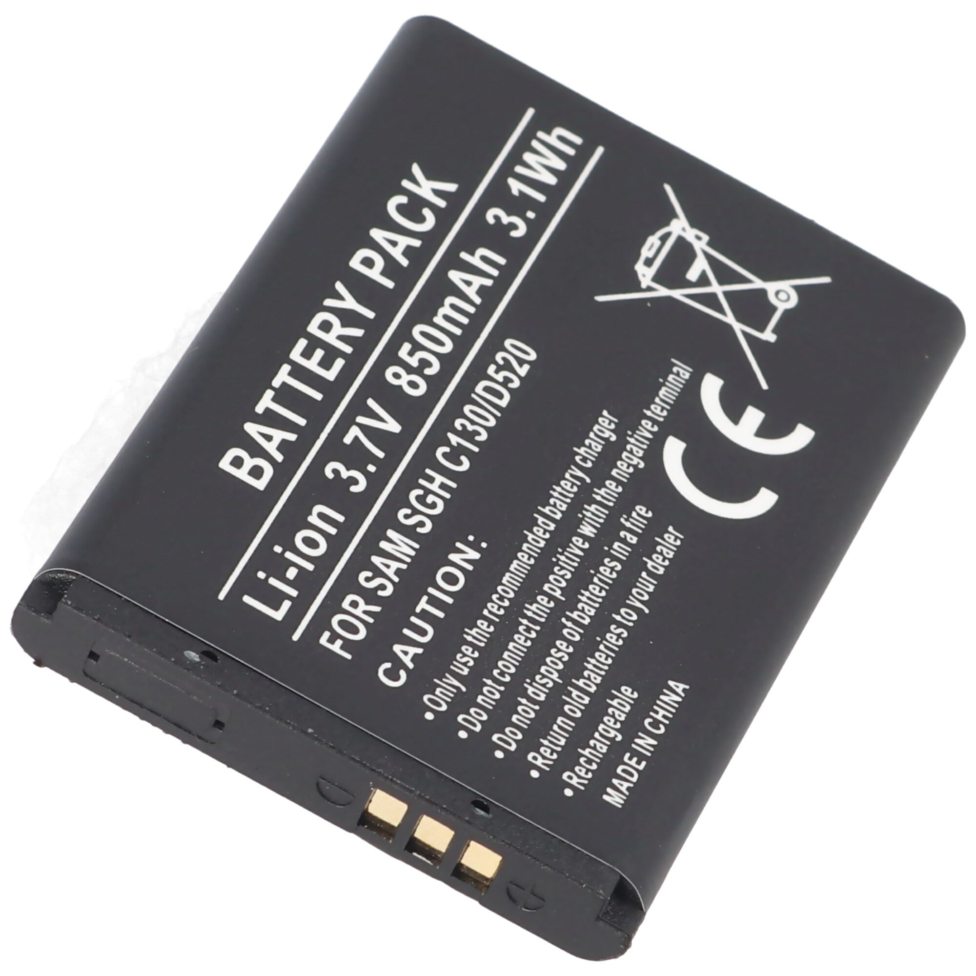 Samsung SGH-X200, BST3108BEC / STD için uygun AccuCell pil