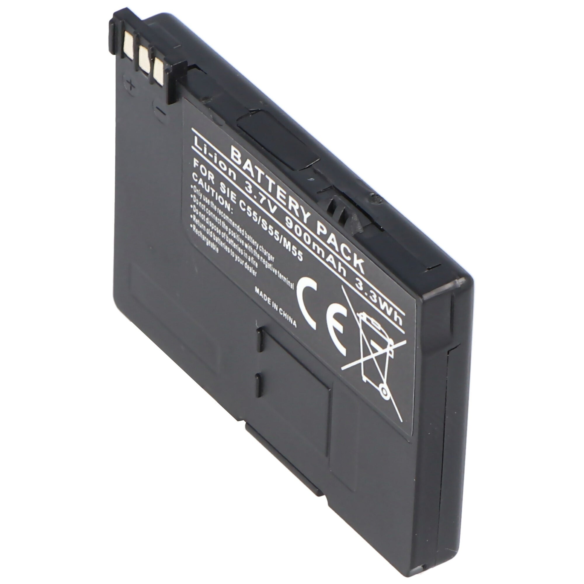 Siemens C55, C60, S55, M55, A52, A55 için uygun AccuCell pil