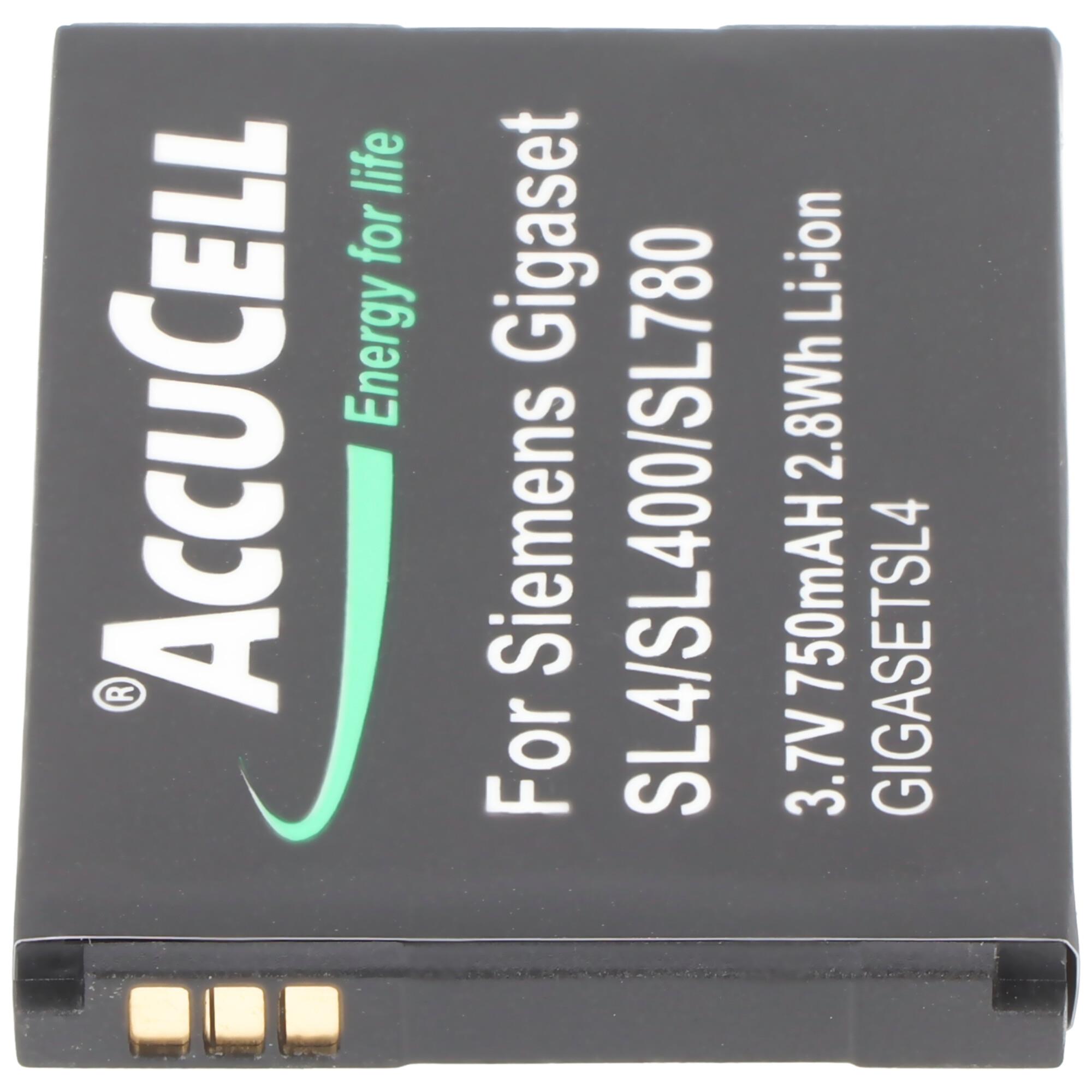 Siemens SL4, SL400, SL78, SL780, SL785, SL788 için uygun AccuCell pil