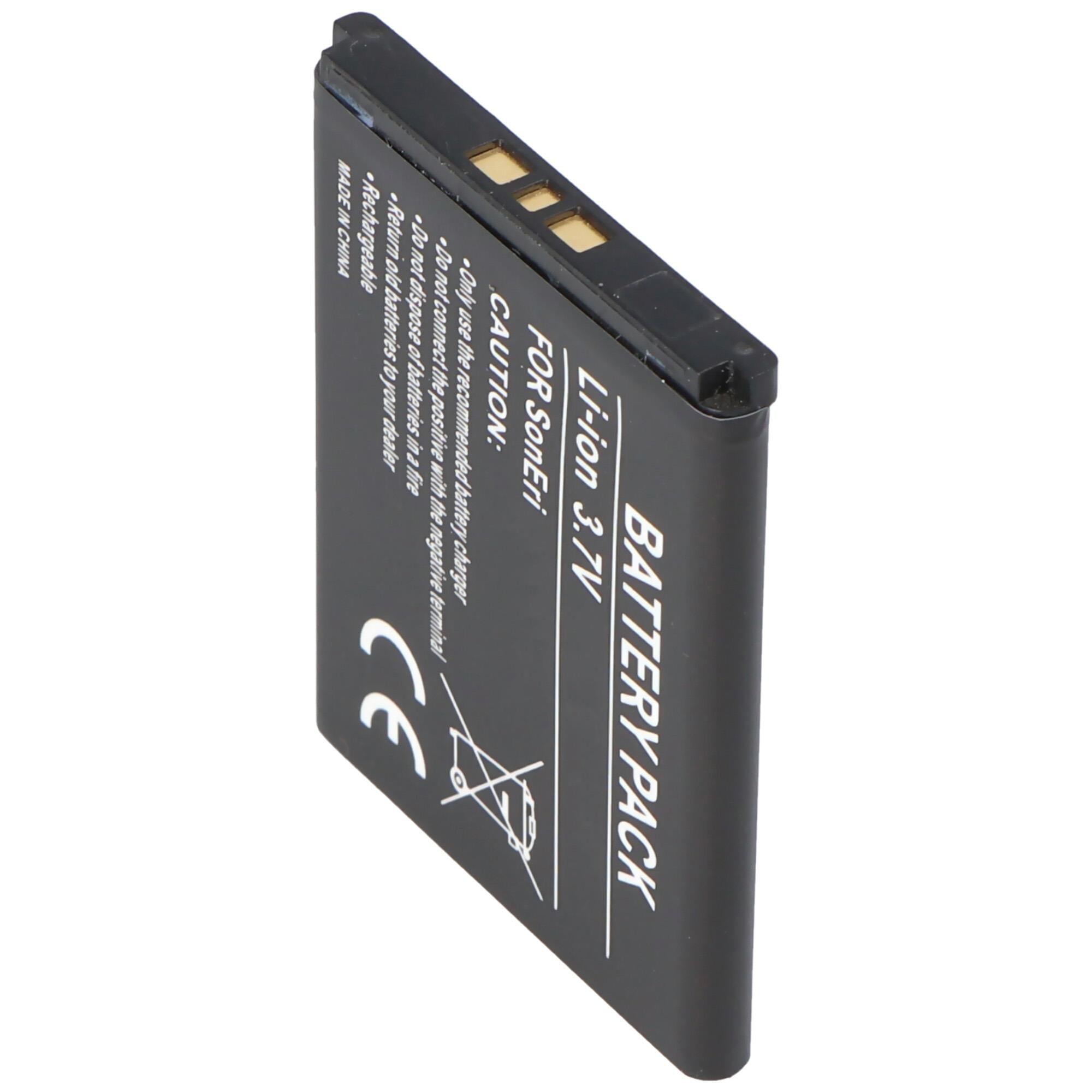 Sony Ericsson K550i, 900mAh için uygun pil
