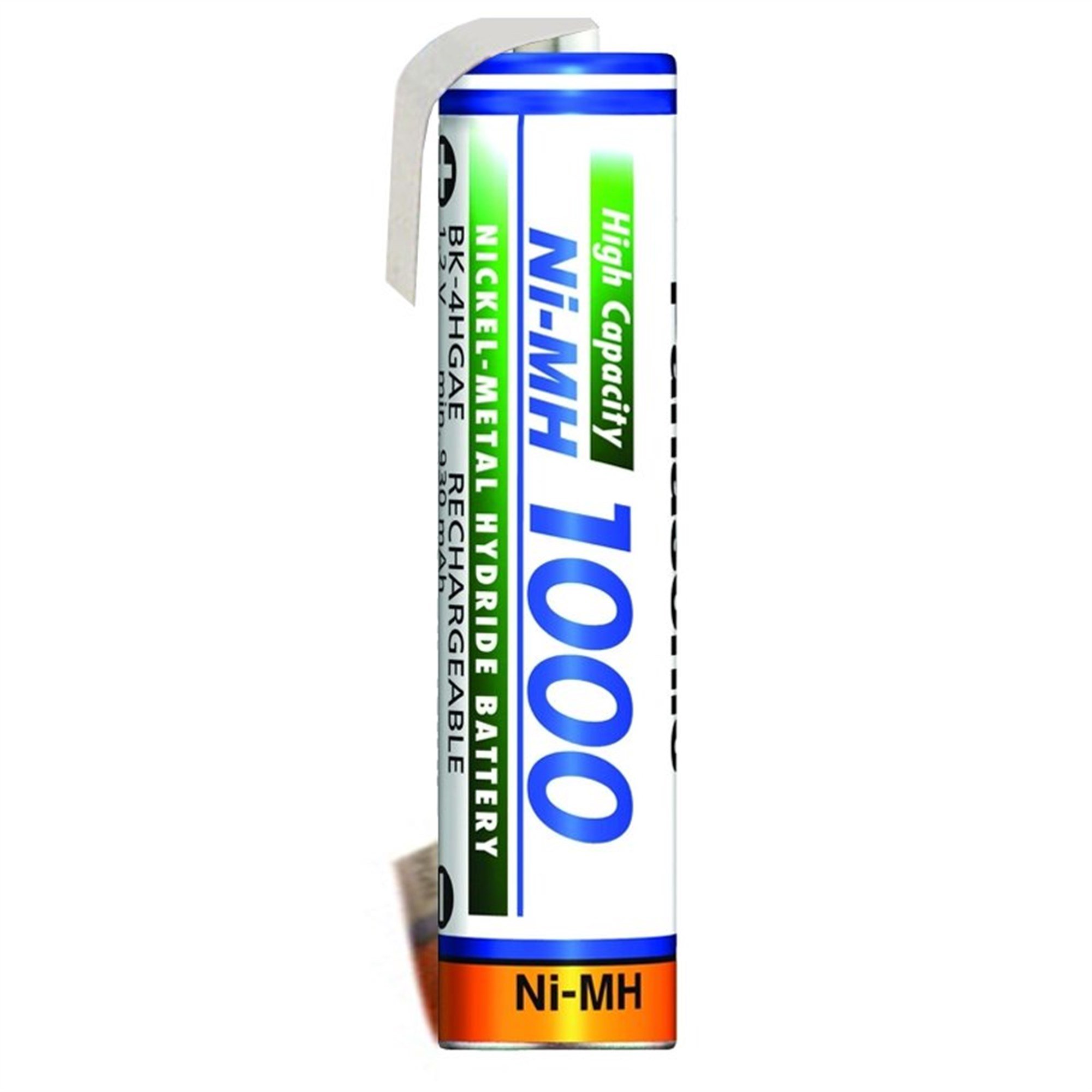 U şekilli lehim tırnaklı Panasonic BK-4HGAE Mikro AAA HR-4U NiMH pil