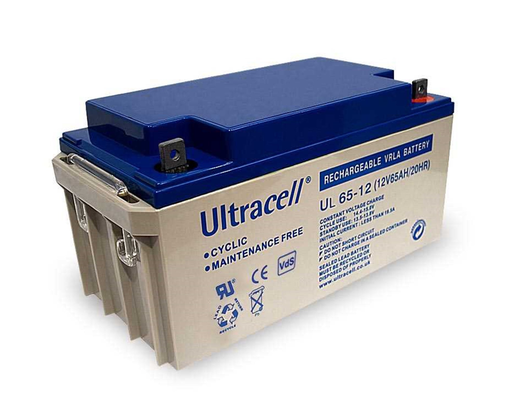 Ultracell UL65-12 12V 65Ah kurşun akü AGM kurşun jel akü