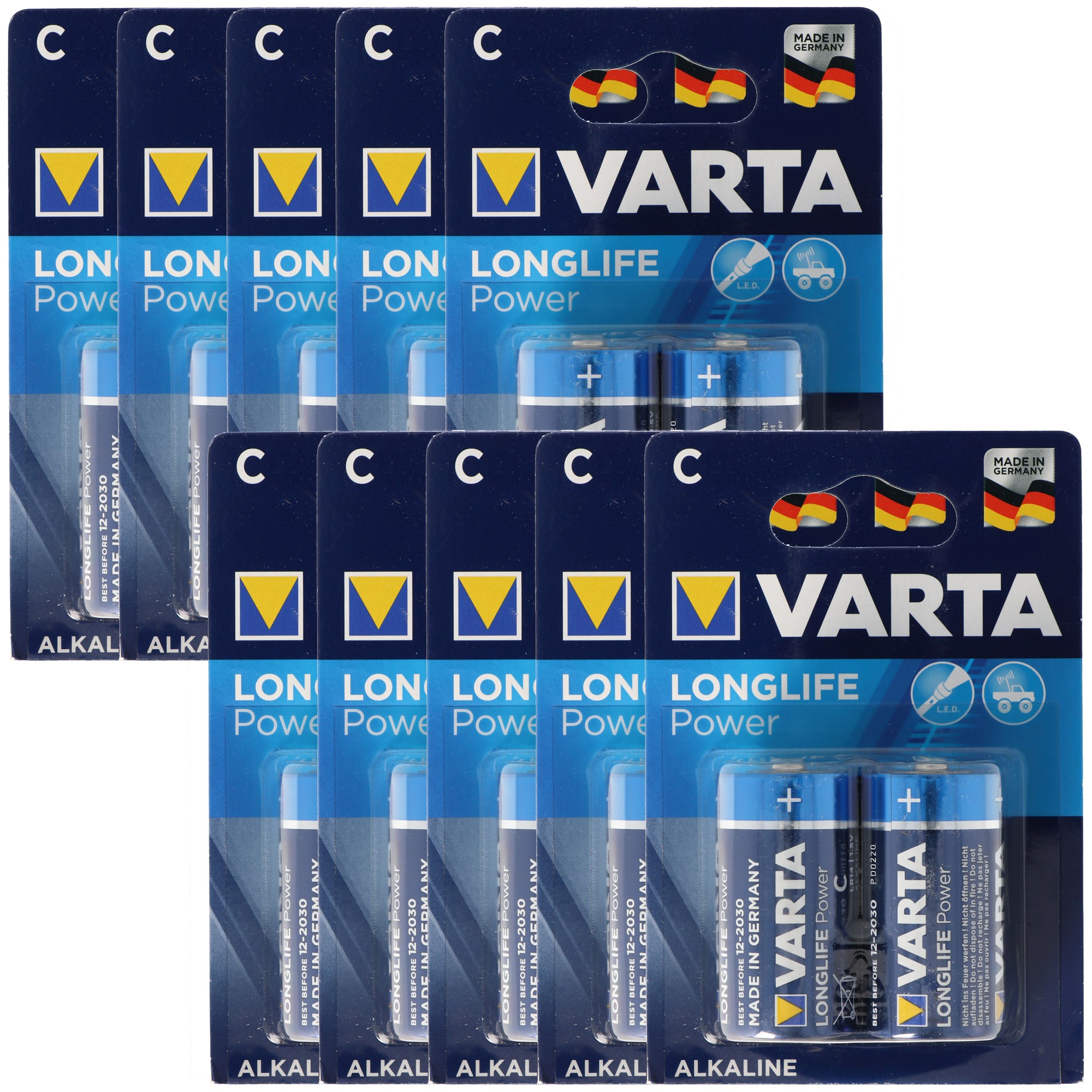 Varta Yüksek Enerji Bebek / C 4914 10x 2'li blister ambalaj