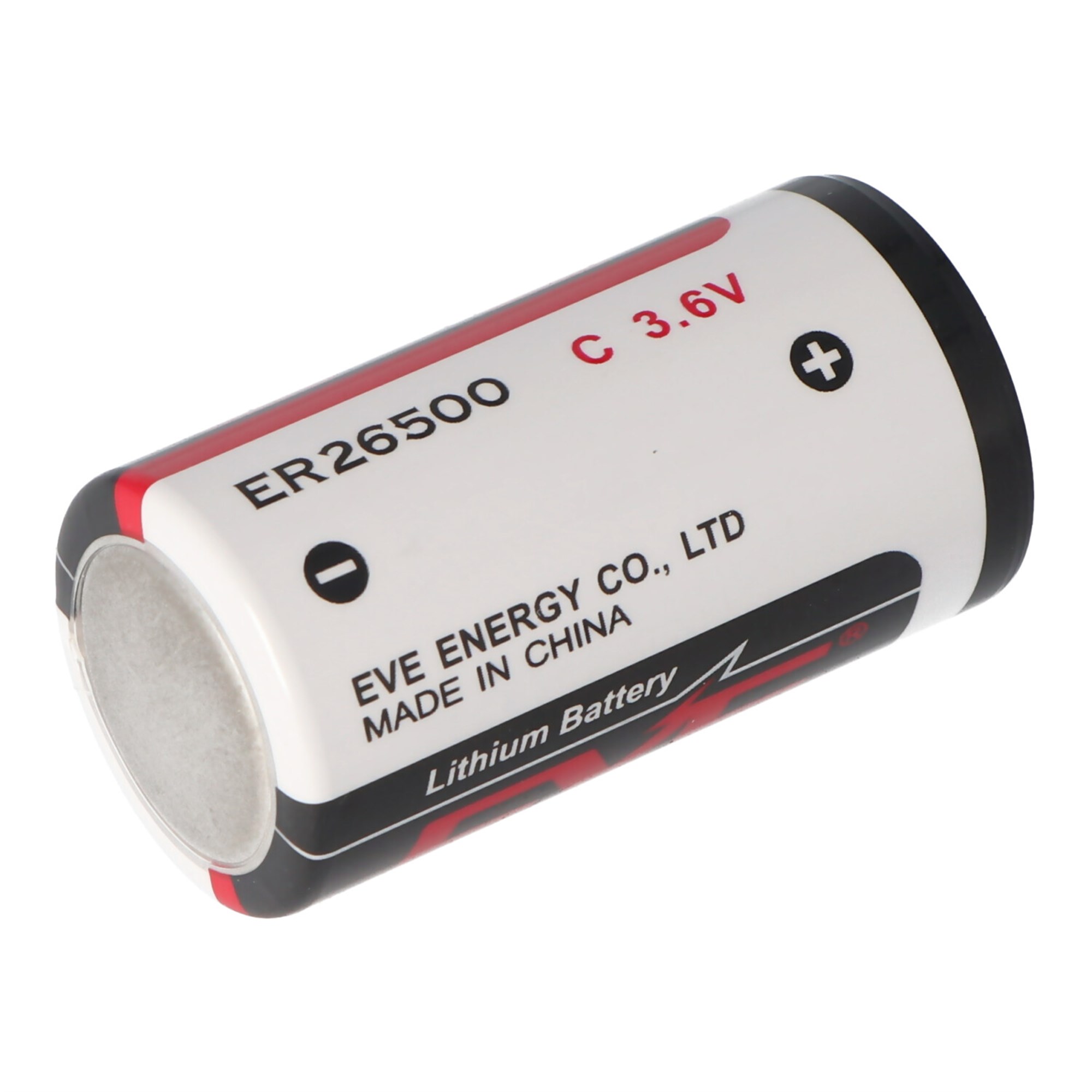 ER26500 lityum pil C Boyut Bobin ER 26500, 3.6 volt 8500mAh