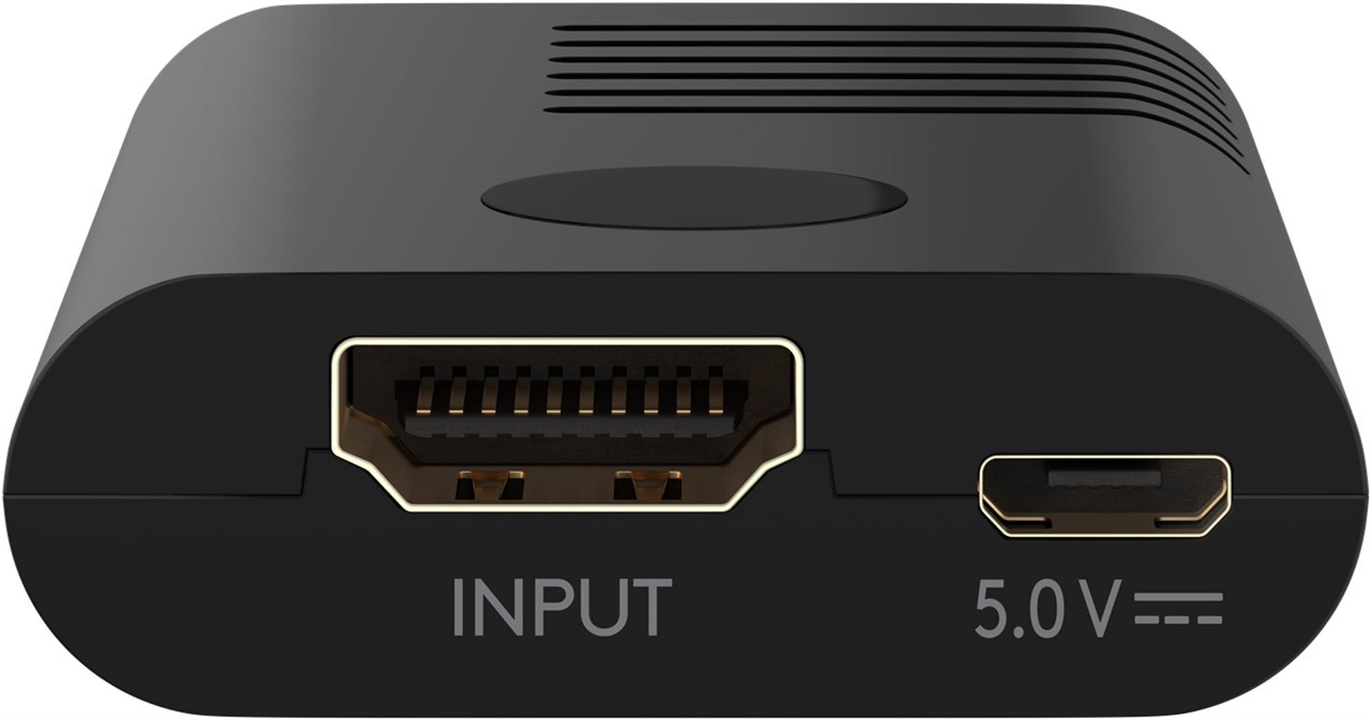 Goobay HDMI™ sinyal yükseltici 4K @ 60 Hz - bir HDMI™ bağlantısını 20 m'den  fazla