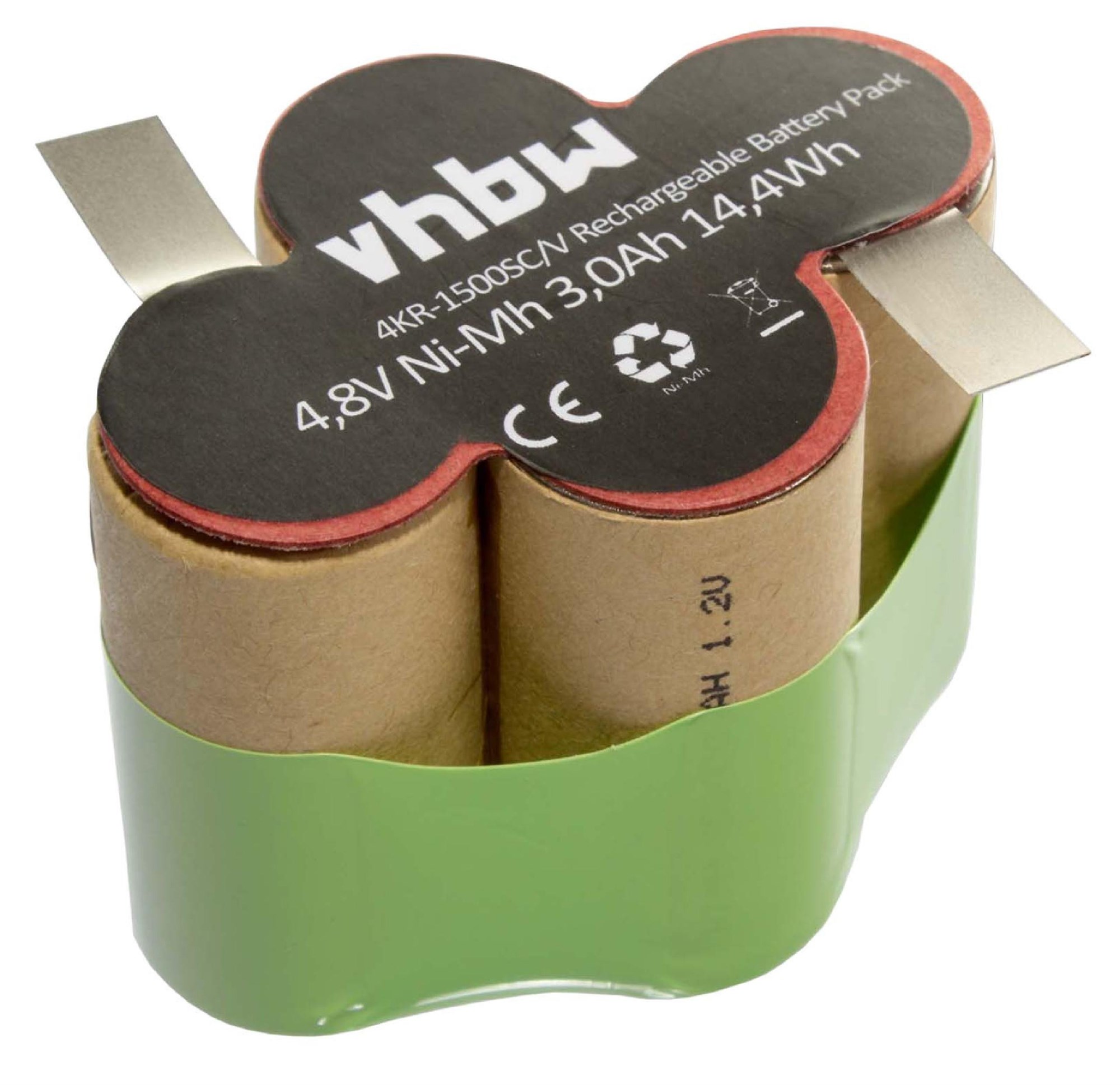 NiMH pil 3000mAh (4.8V) - Kärcher 4KR-1500SC / V gibi elektrikli ...