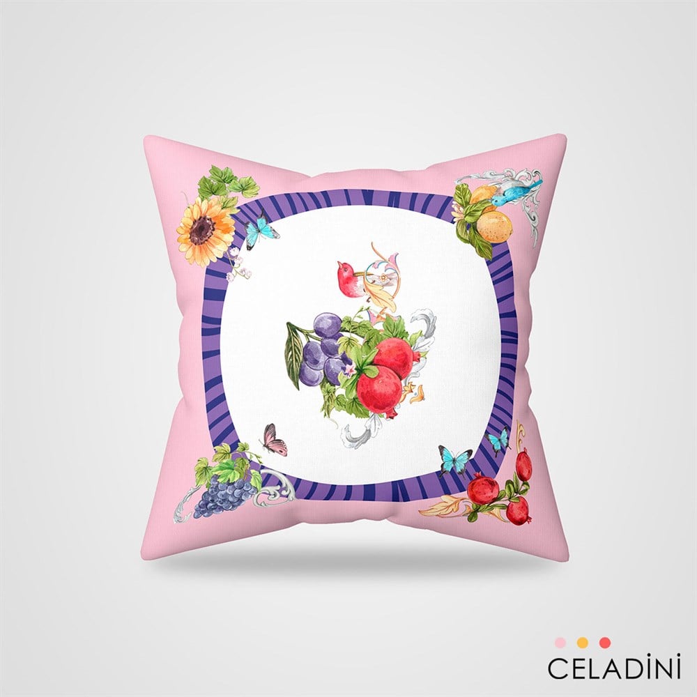 Akdeniz Serisi 45x45 cm Kırlent Kumaşı