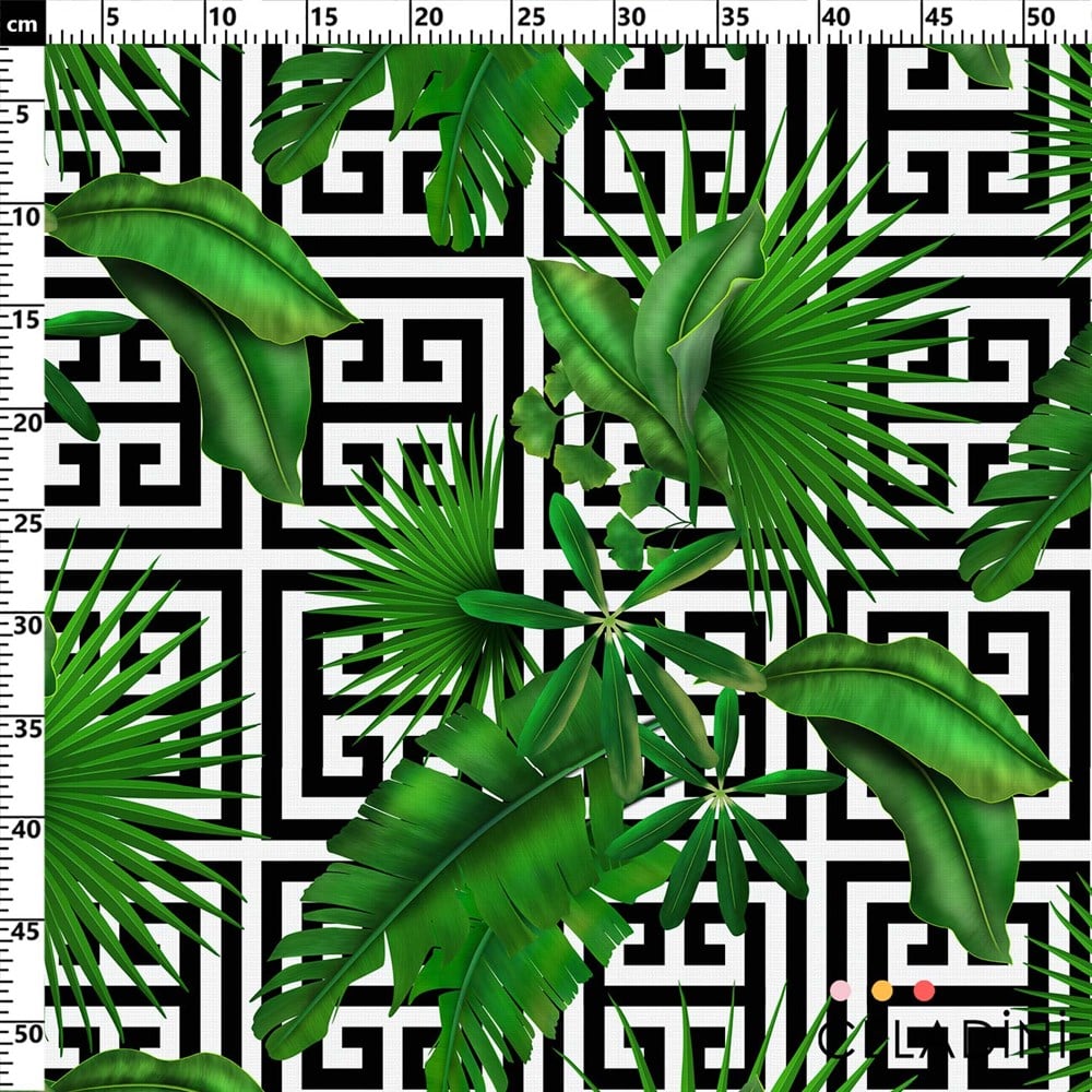 Greek Amazon Desenli Kumaş