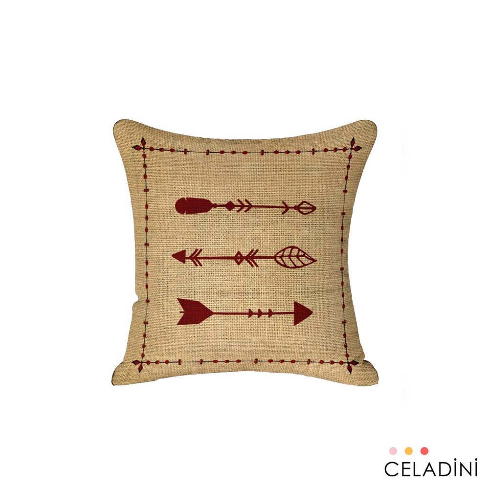 İndian Serisi 45x45 cm Kırlent Kumaşı