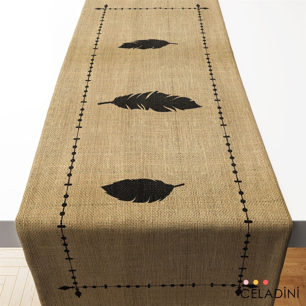 İndian Serisi Çuval Görünümlü Runner Kumaşı 