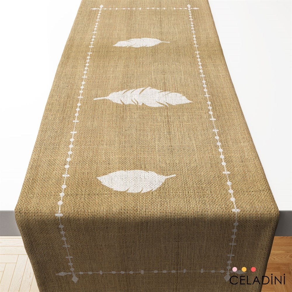 İndian Serisi Çuval Görünümlü Runner Kumaşı 