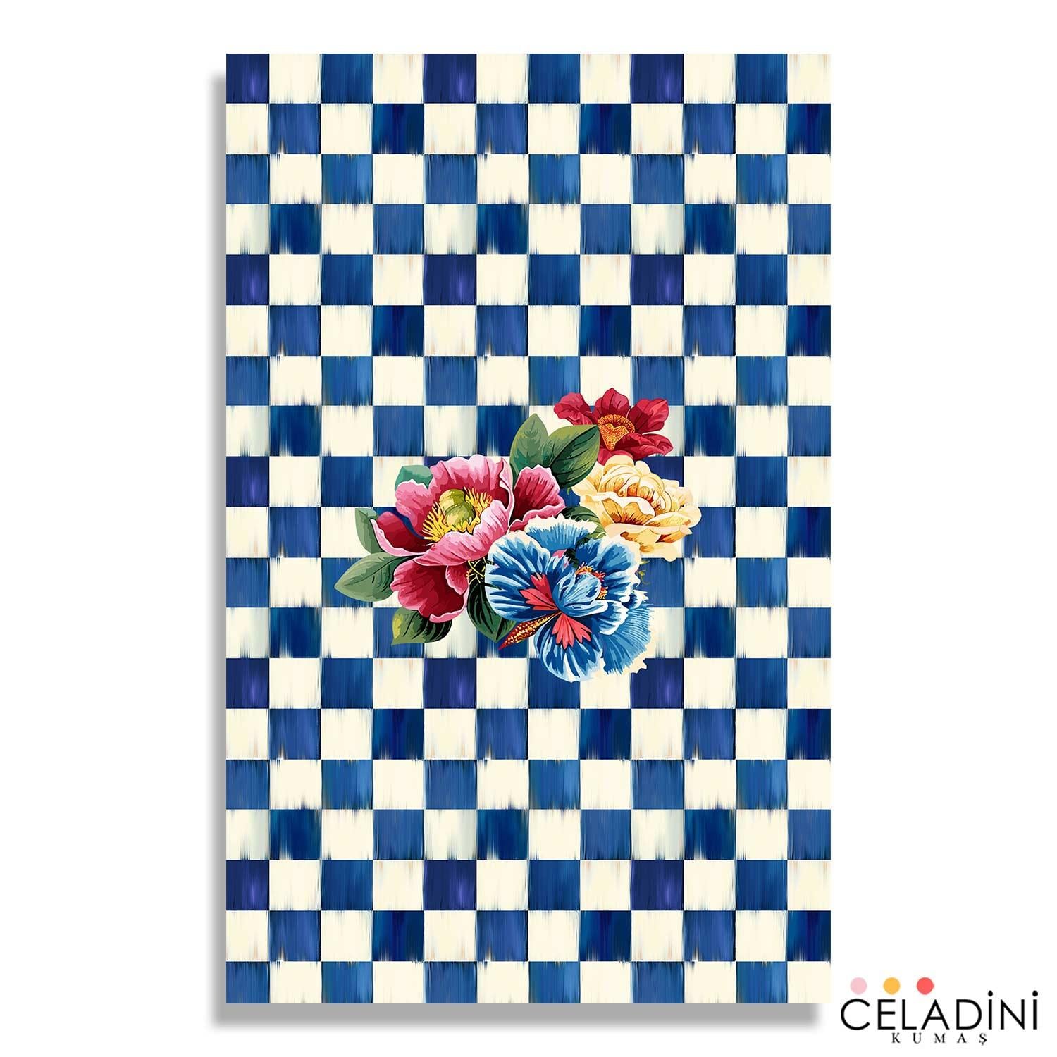 Safir Dama Serisi Fırın Örtüsü Kumaşı (Model-3)