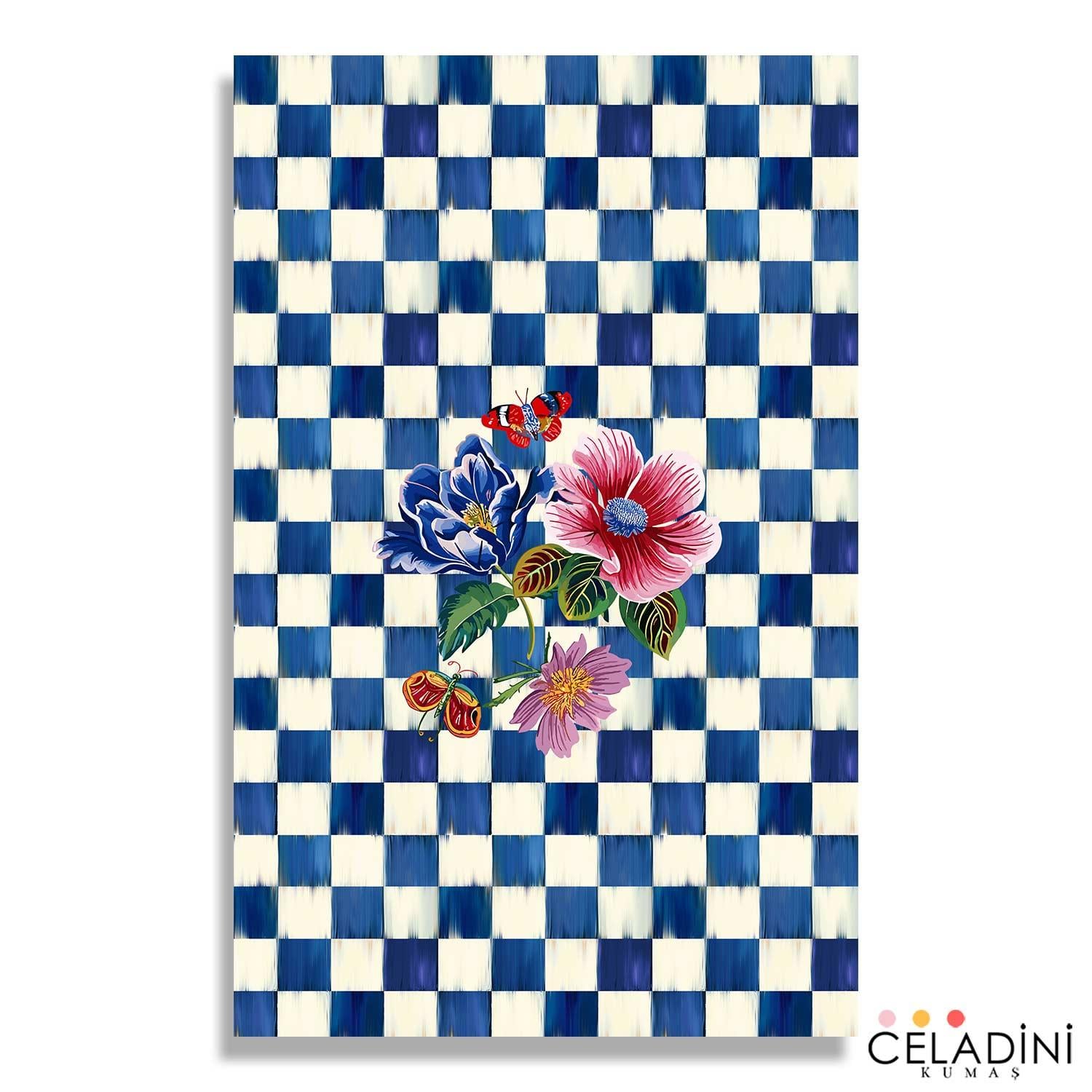 Safir Dama Serisi Fırın Örtüsü Kumaşı (Model-5)
