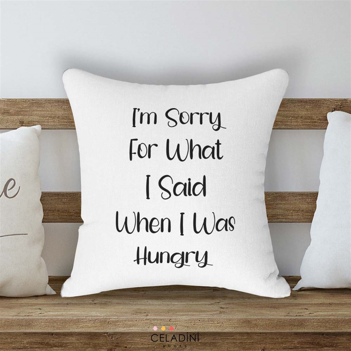 When I Was Hungry Kırlent Kumaşı