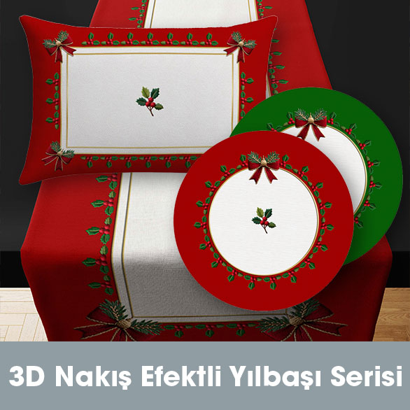 3D Nakış Efektli Yılbaşı Seri