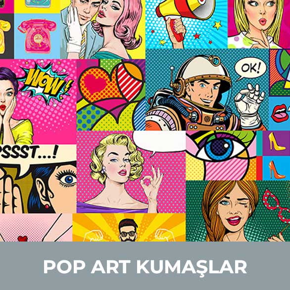 pop art kumaşlar
