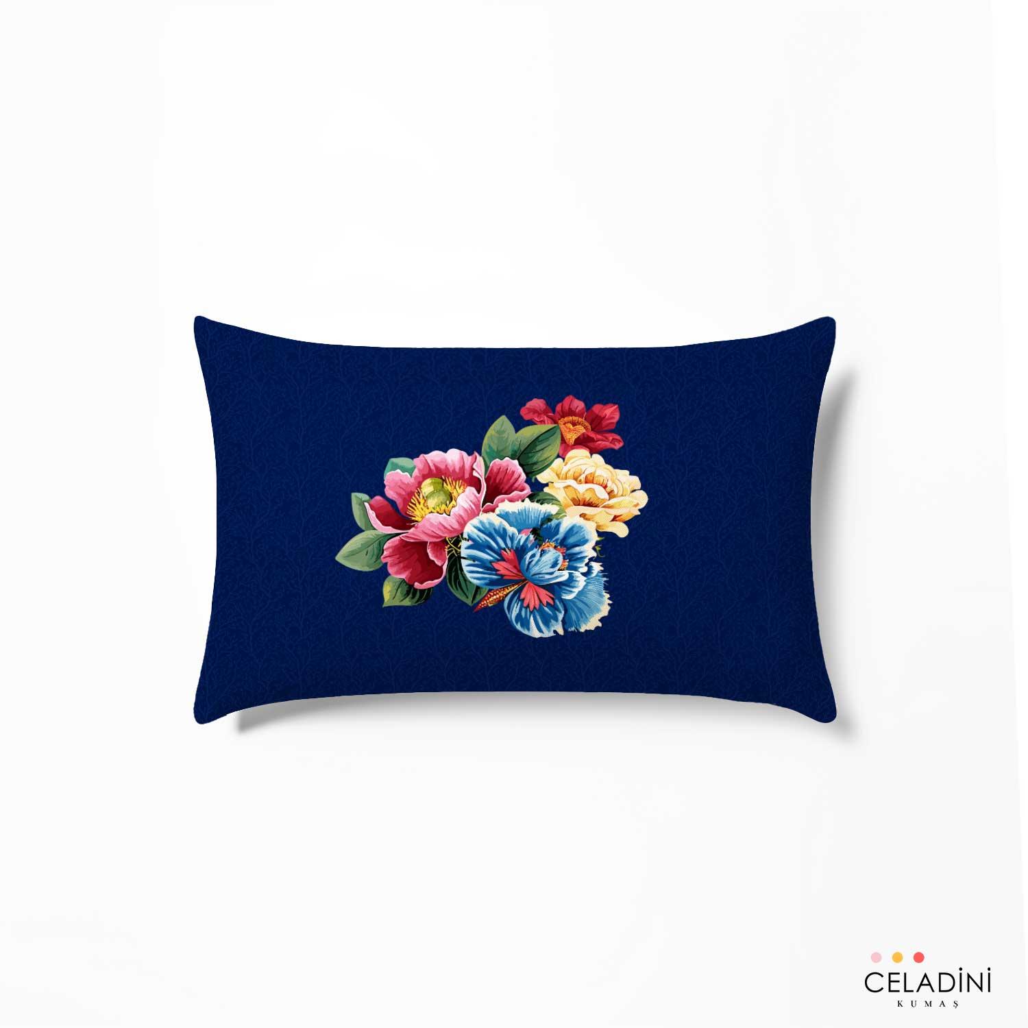 35x50 cm Safir Dama Serisi Kırlent Kumaşı (Model-4)