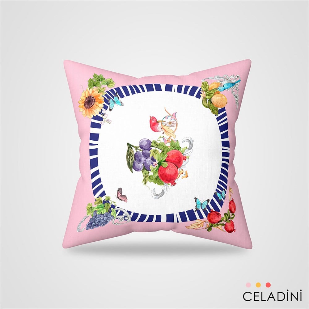 Akdeniz Serisi 45x45 cm Kırlent Kumaşı