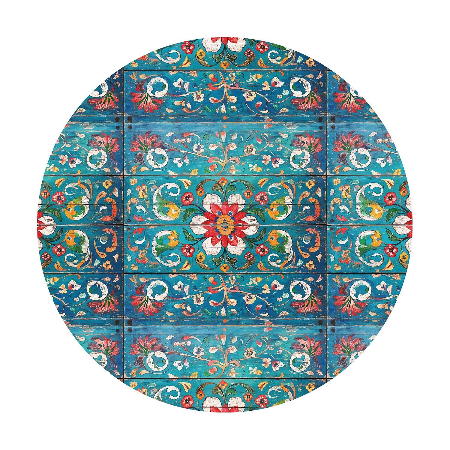 Antik Kapı Desenli Supla Kumaşı  Model-5