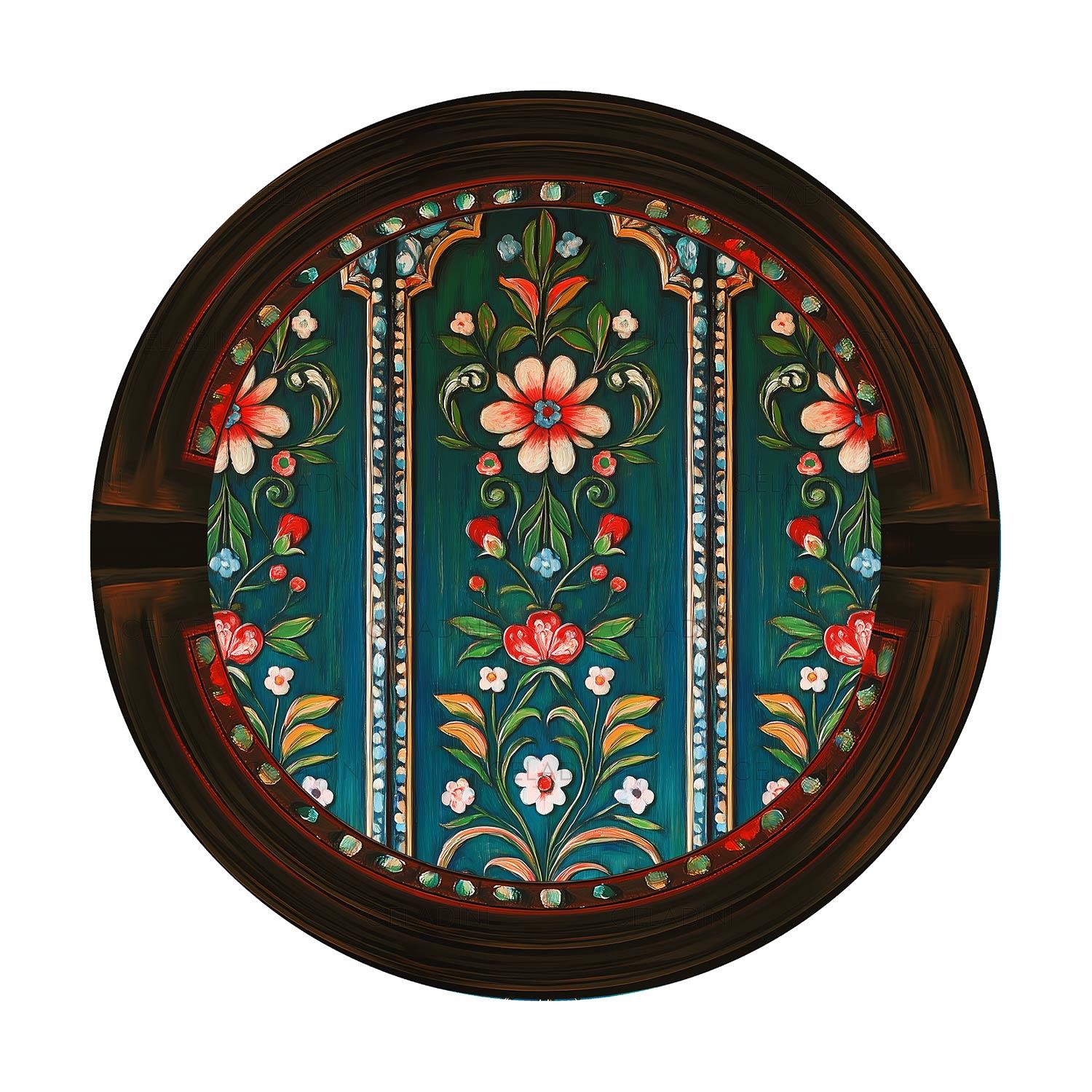 Antik Kapı Desenli Supla Kumaşı  Model-3