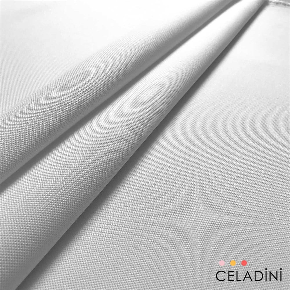 Beyaz Düz Renk Kumaş