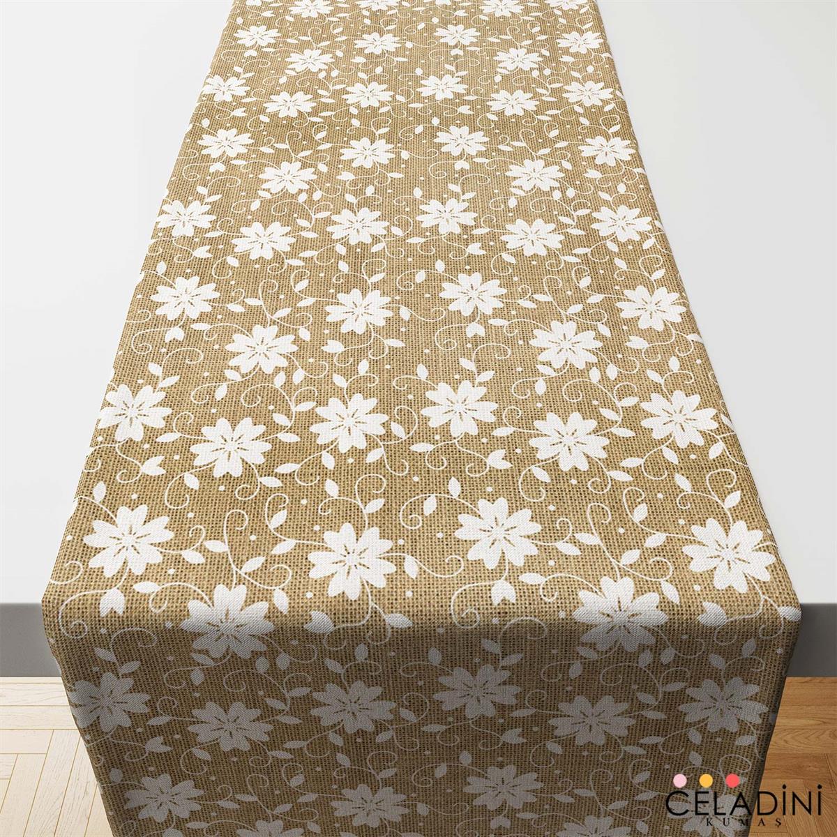 Çuval-Dantel Runner Kumaşı Model-3