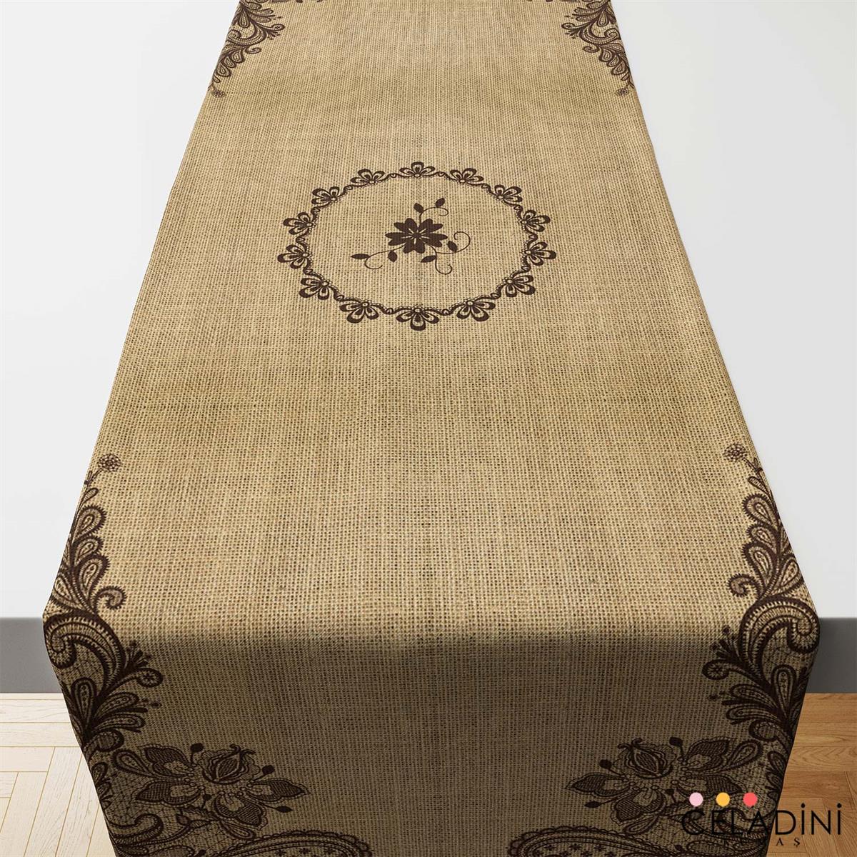 Çuval-Dantel Runner Kumaşı Model-5