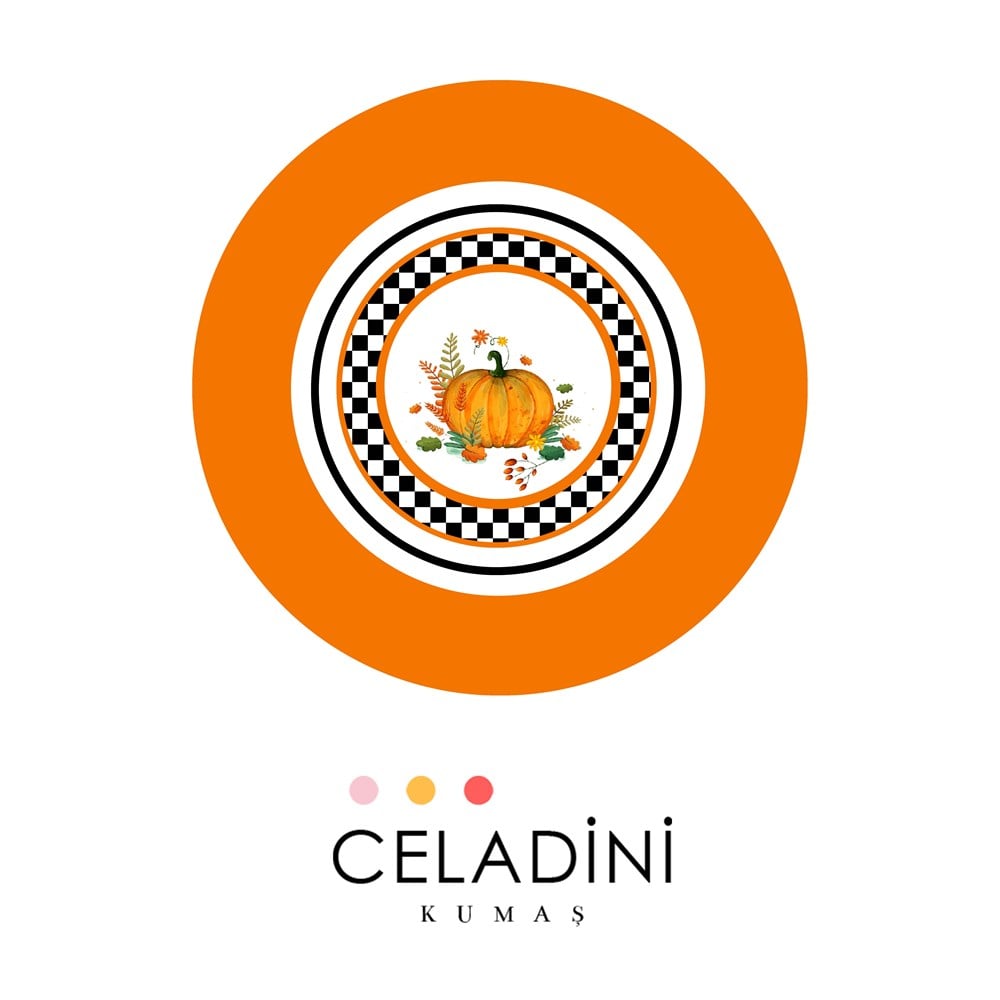 Damalı Kabak Desenli Supla Kumaşı