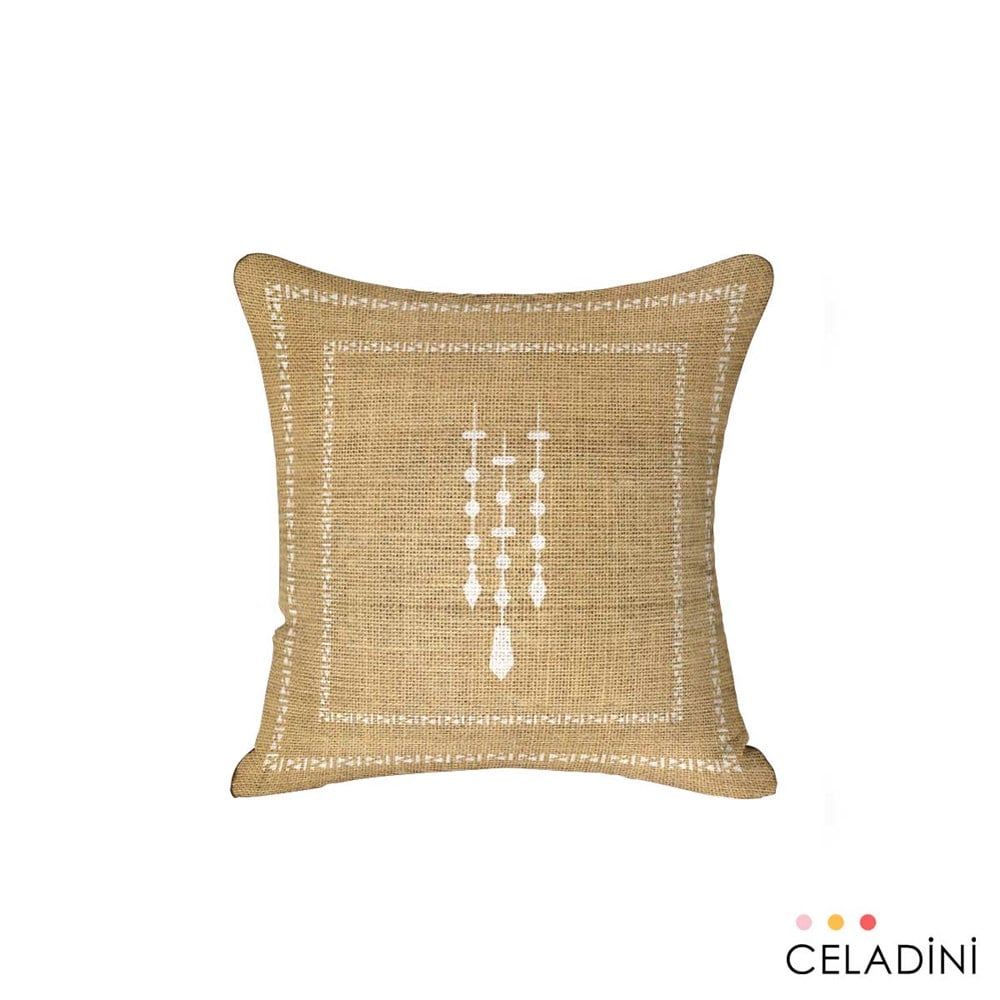 İndian Serisi 45x45 cm Kırlent Kumaşı