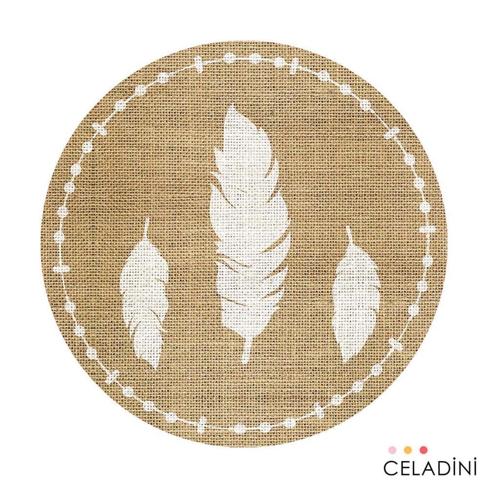 İndian Serisi Çuval Efektli 3'lü Supla Kumaşı