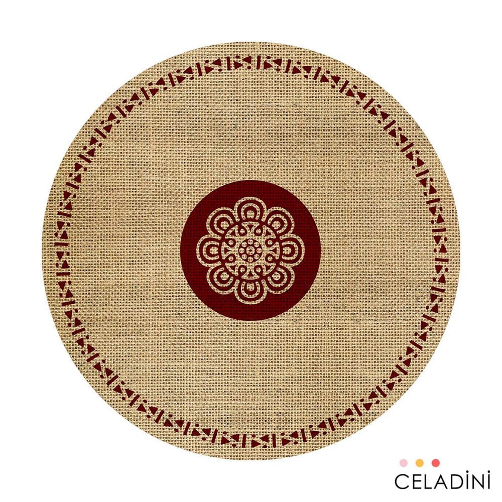 İndian Serisi Çuval Efektli 3'lü Supla Kumaşı