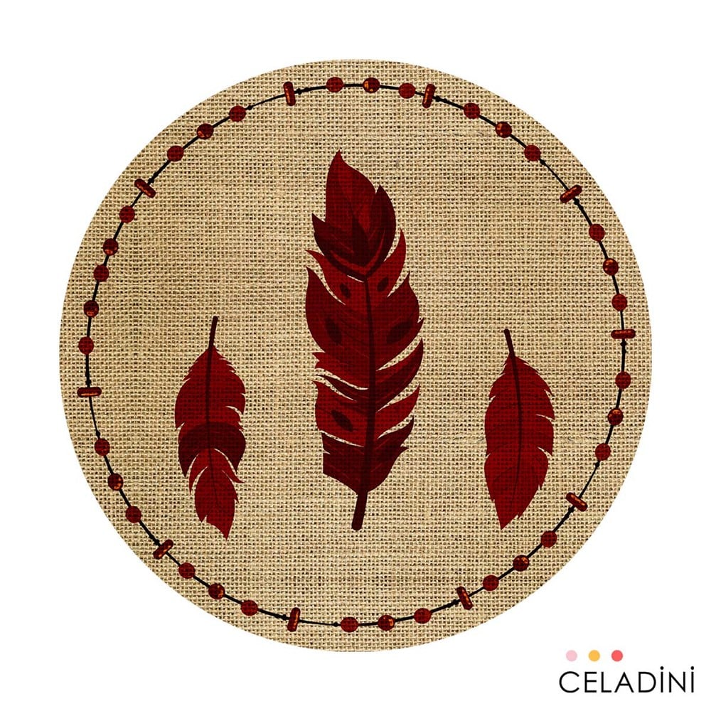 İndian Serisi Çuval Efektli 3'lü Supla Kumaşı