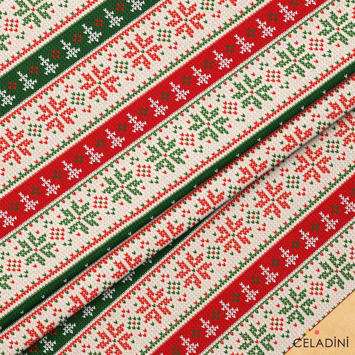 Örgü Kazak Desenli Kumaş