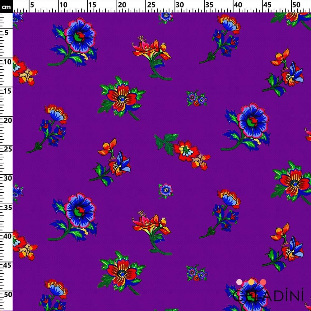 Pazen Görünümlü Kumaş Model-3 Mor